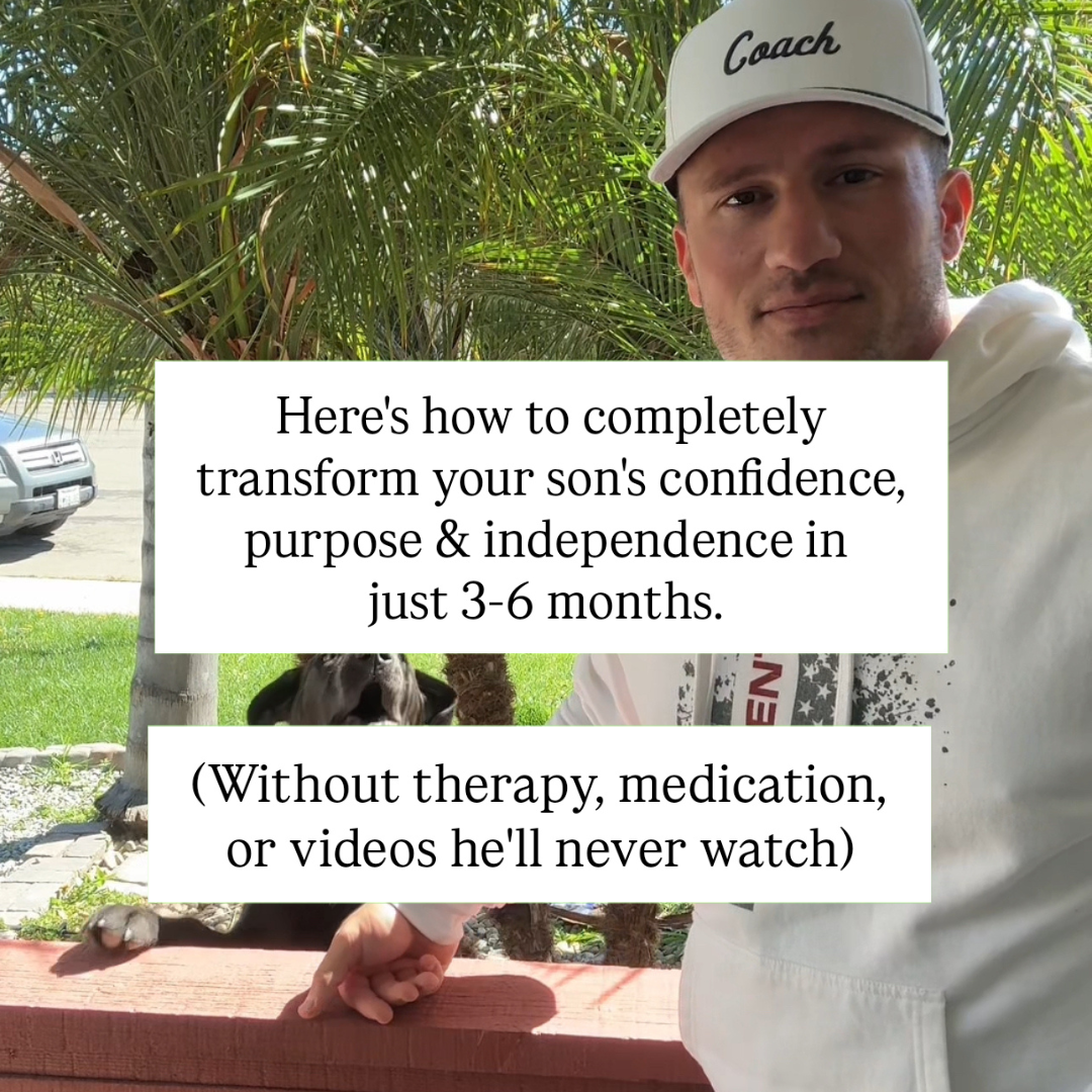 Ricky Carilli: Life Coaching & Mentoring for Young Males Facebook ad: Your son’s a good kid… but is he…