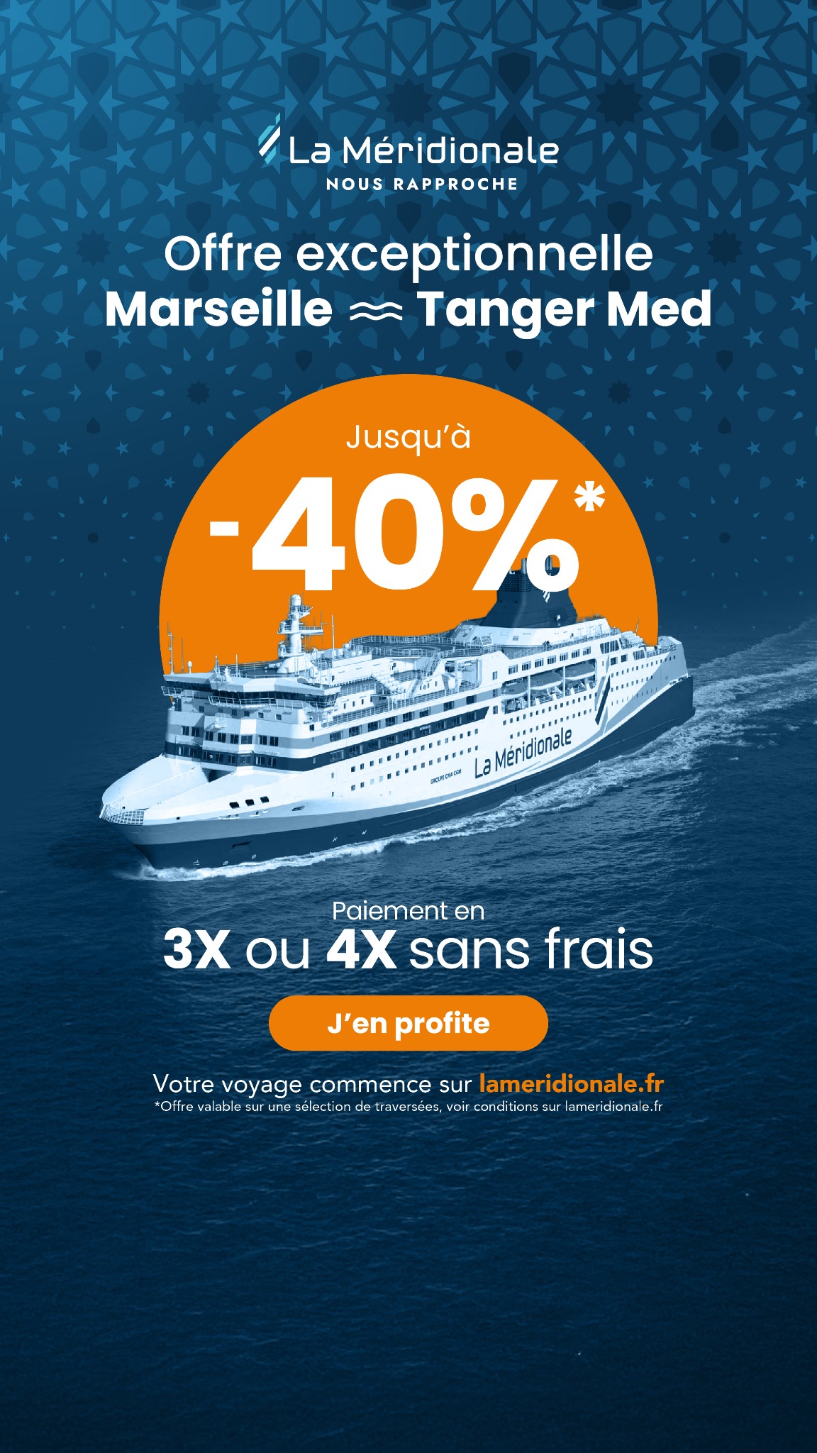 La Méridionale - Tanger Med Facebook ad