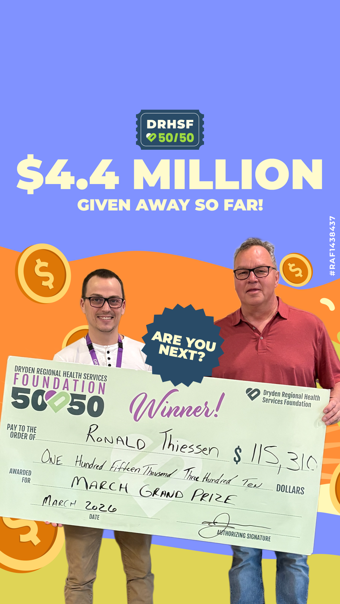 Dryden Regional Health Services Foundation Facebook ad