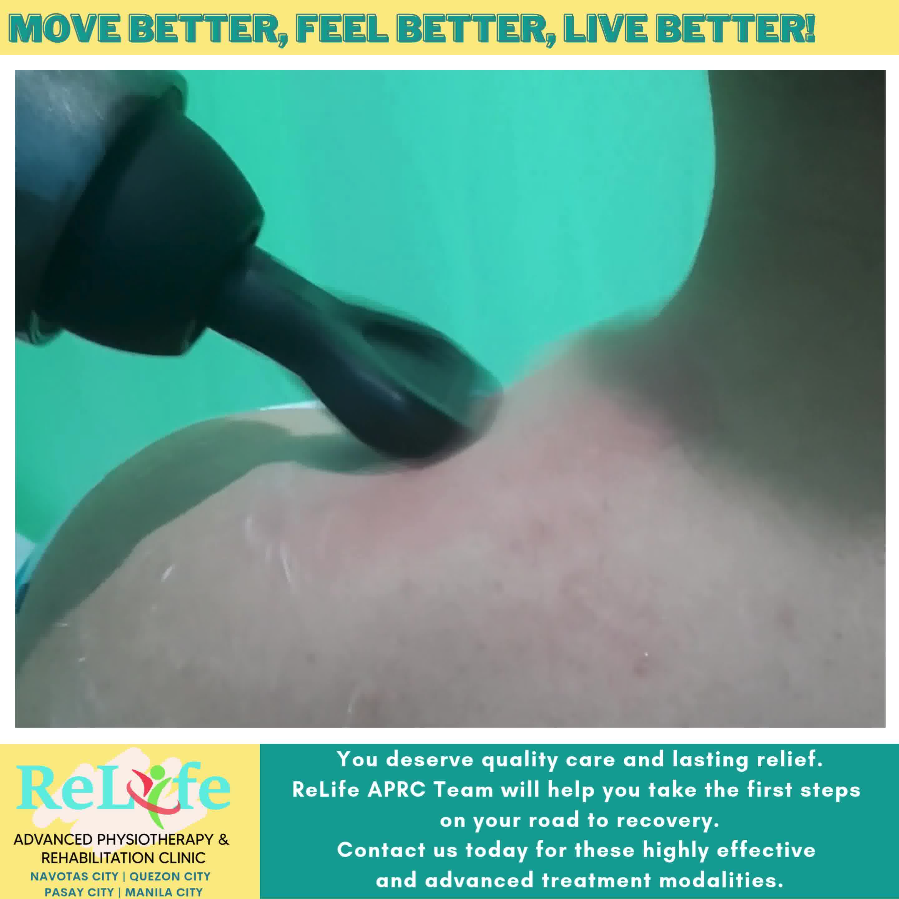 ReLife Advanced Physiotherapy and Rehabilitation Clinic Facebook ad: HMO's accepted!
