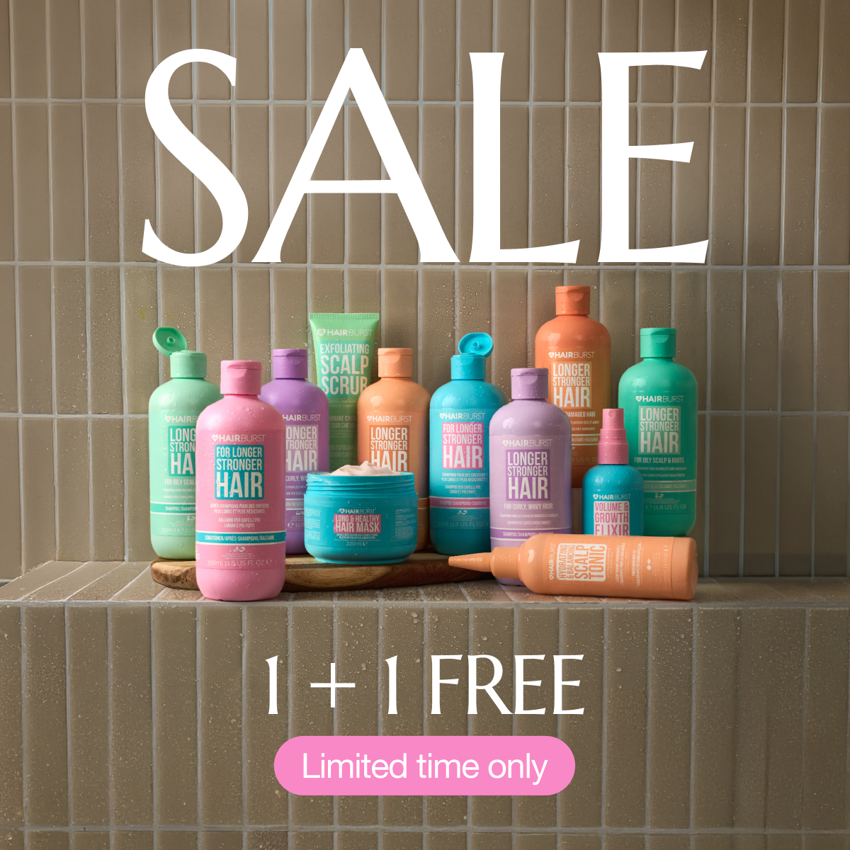 Hairburst Facebook ad: Exclusive: Buy One Get One Free