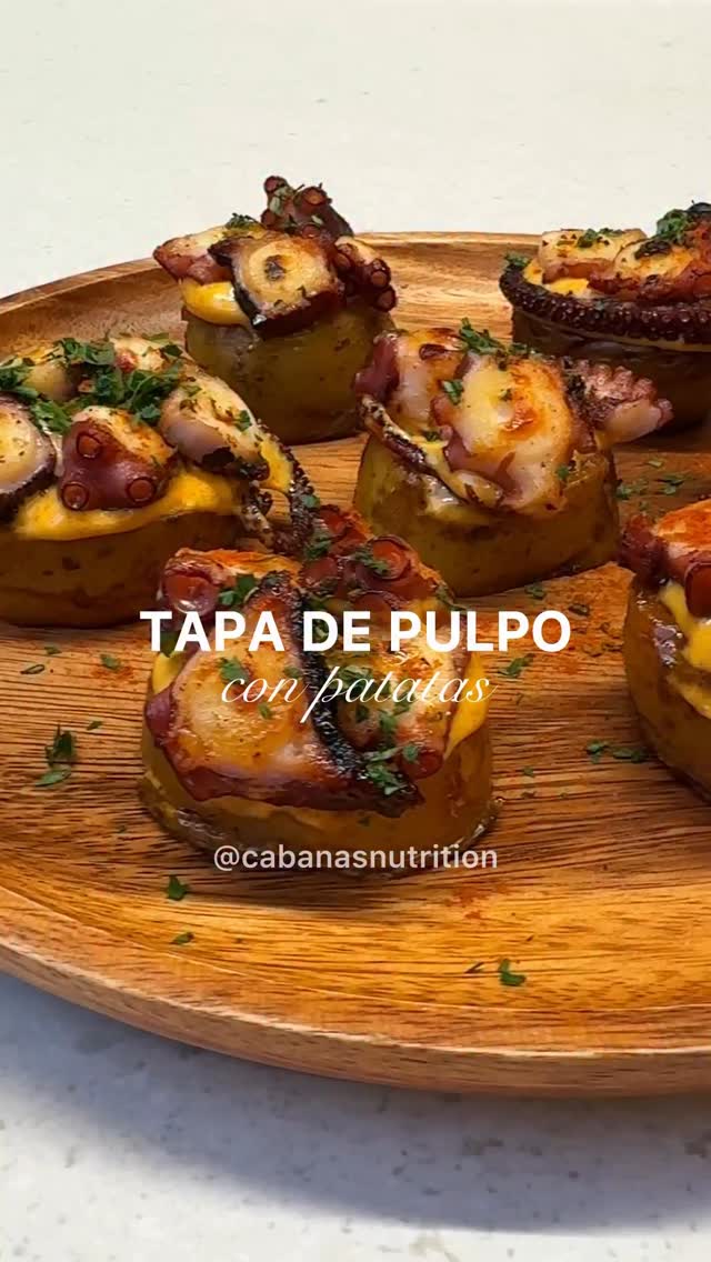Cabanas Nutrition Facebook ad: TAPA DE PULPO A LA GALLEGA CON PATATAS