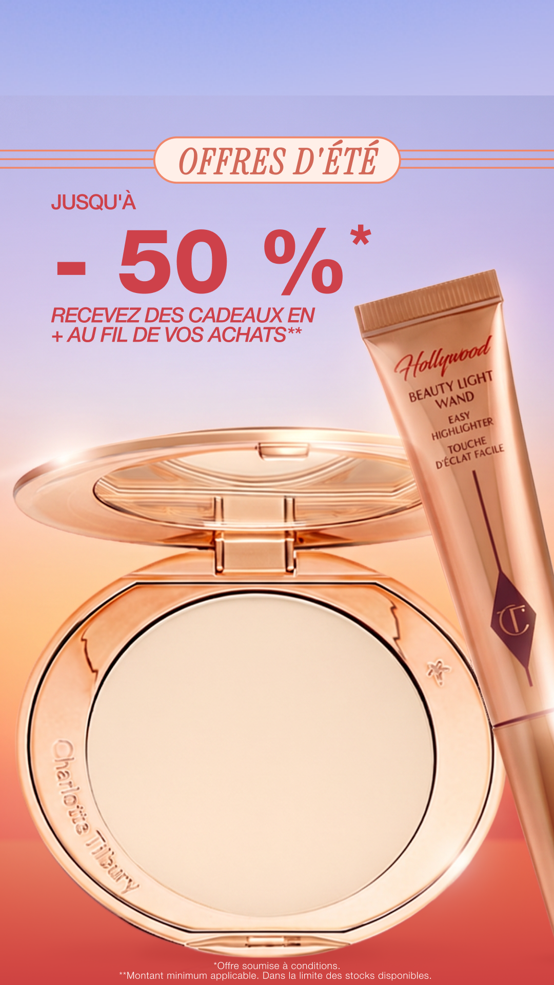 Charlotte Tilbury Facebook ad