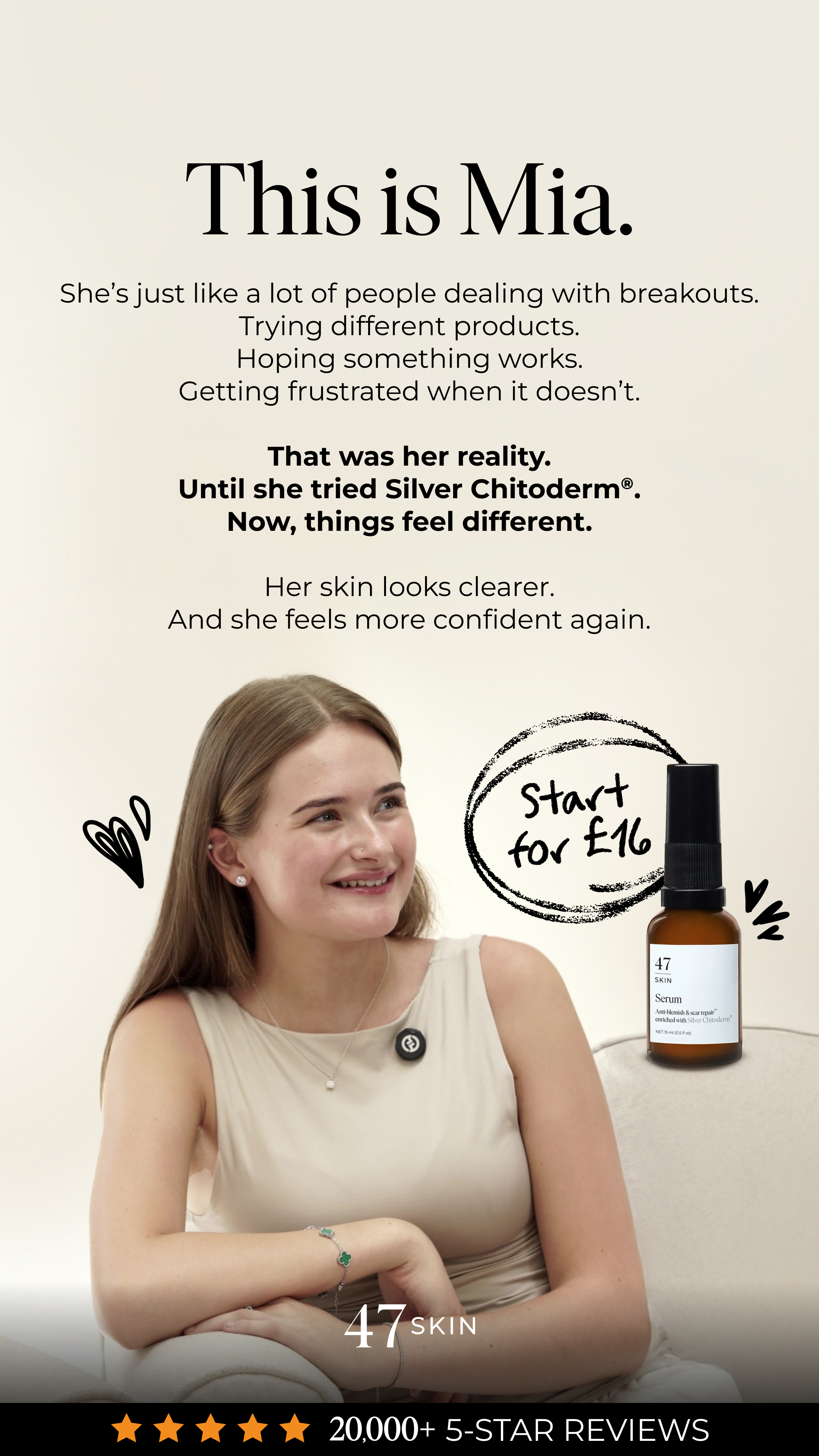 47Skin Facebook ad
