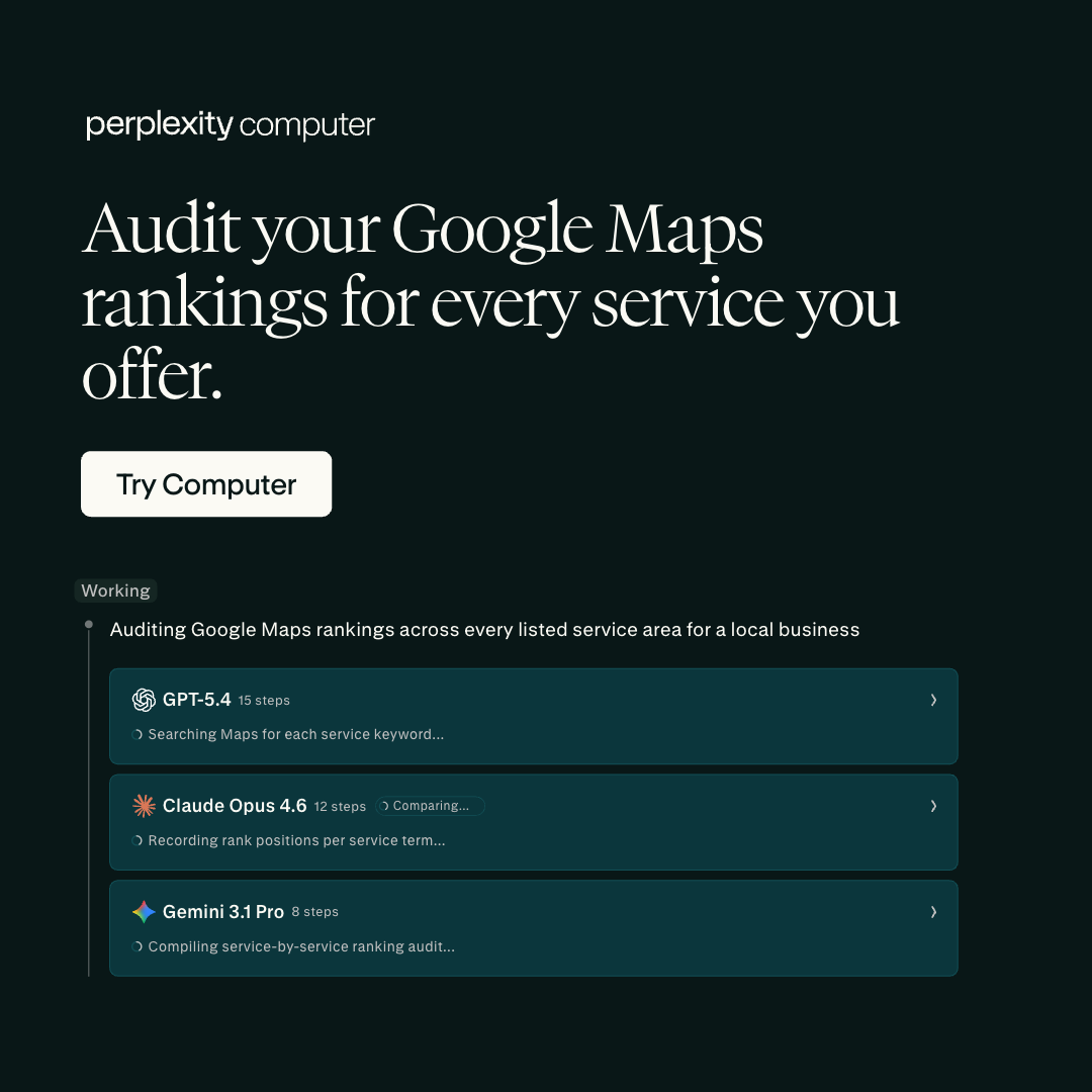 Perplexity AI Facebook ad