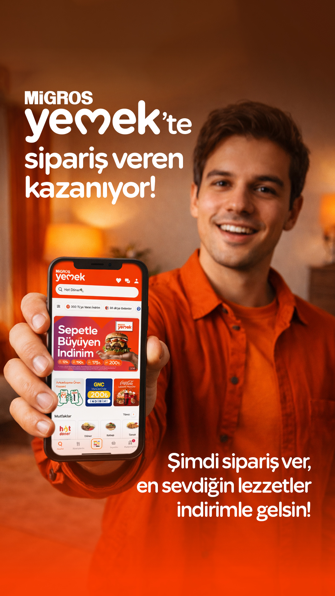 Migros Yemek Facebook ad from Feb 6, 2026
