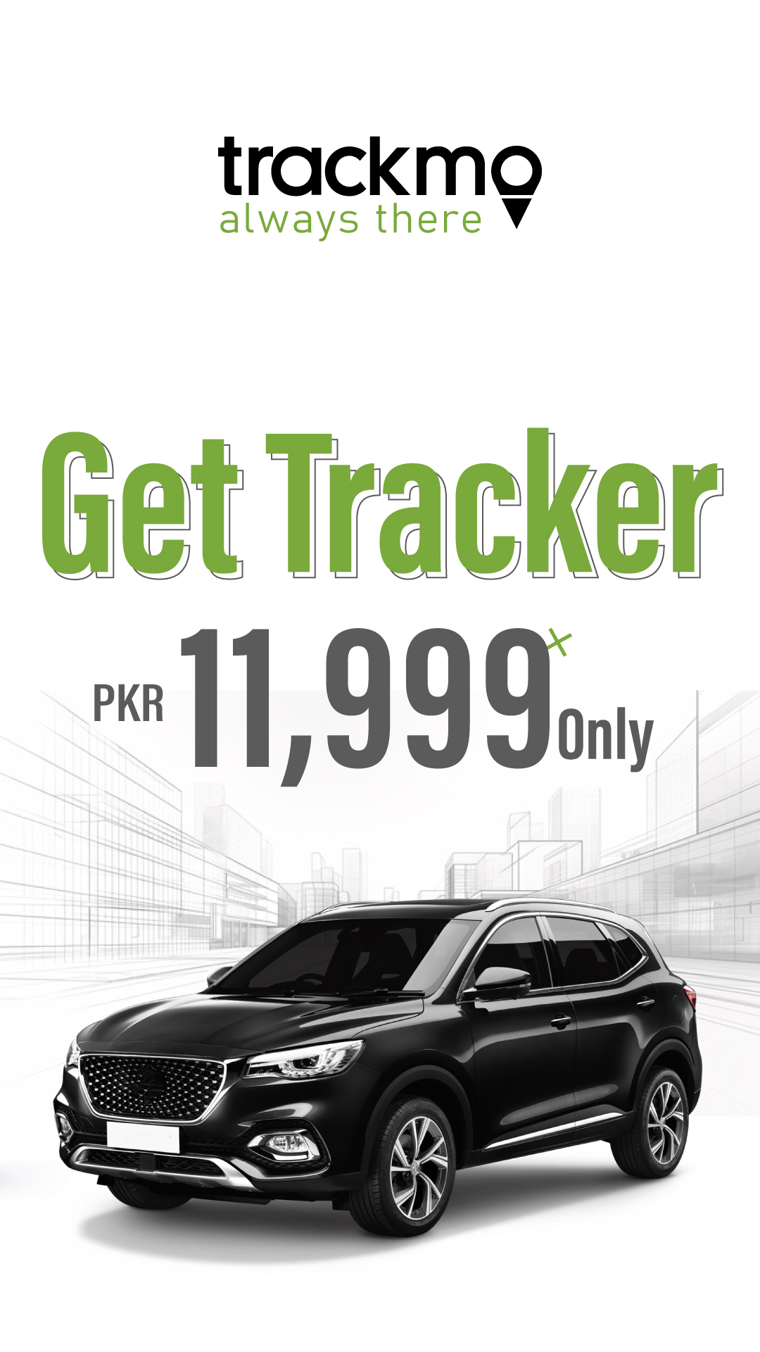 Trackmo Facebook ad from May 27, 2025