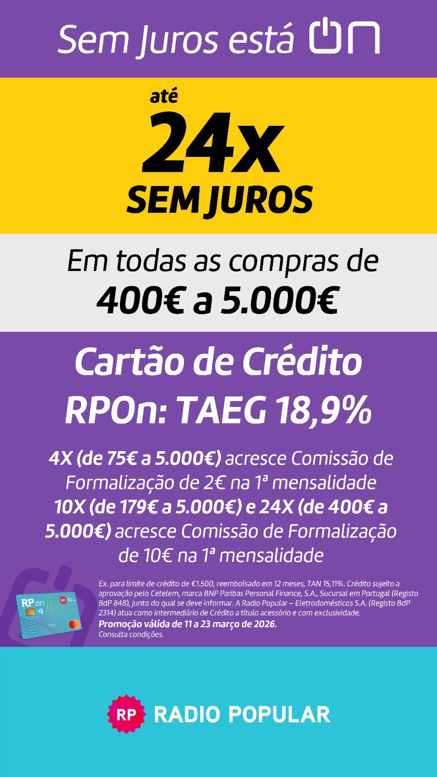 Radio Popular Facebook ad from Mar 12, 2026