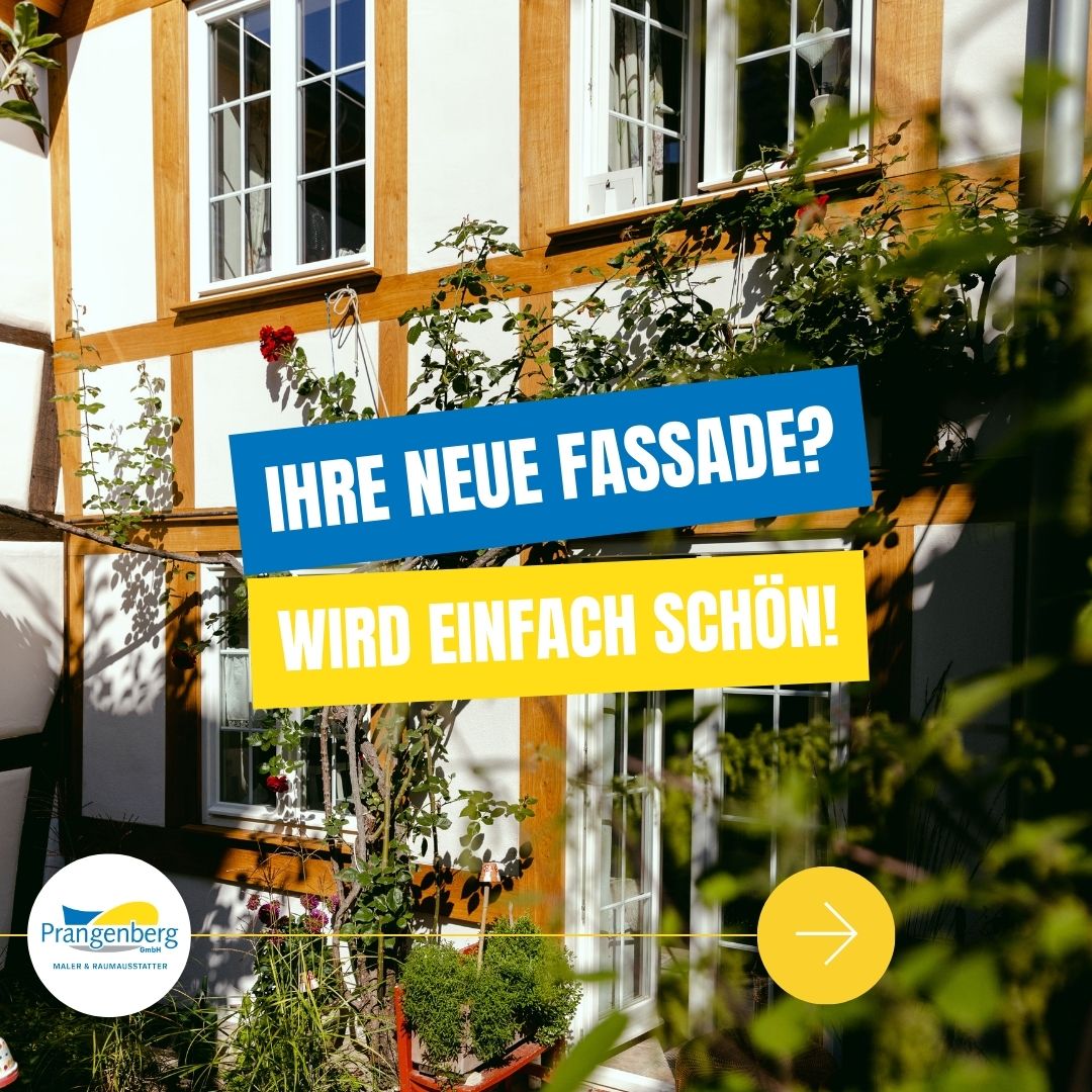 Prangenberg GmbH Maler + Raumausstatter Facebook ad: Ihre Neue Fassade?