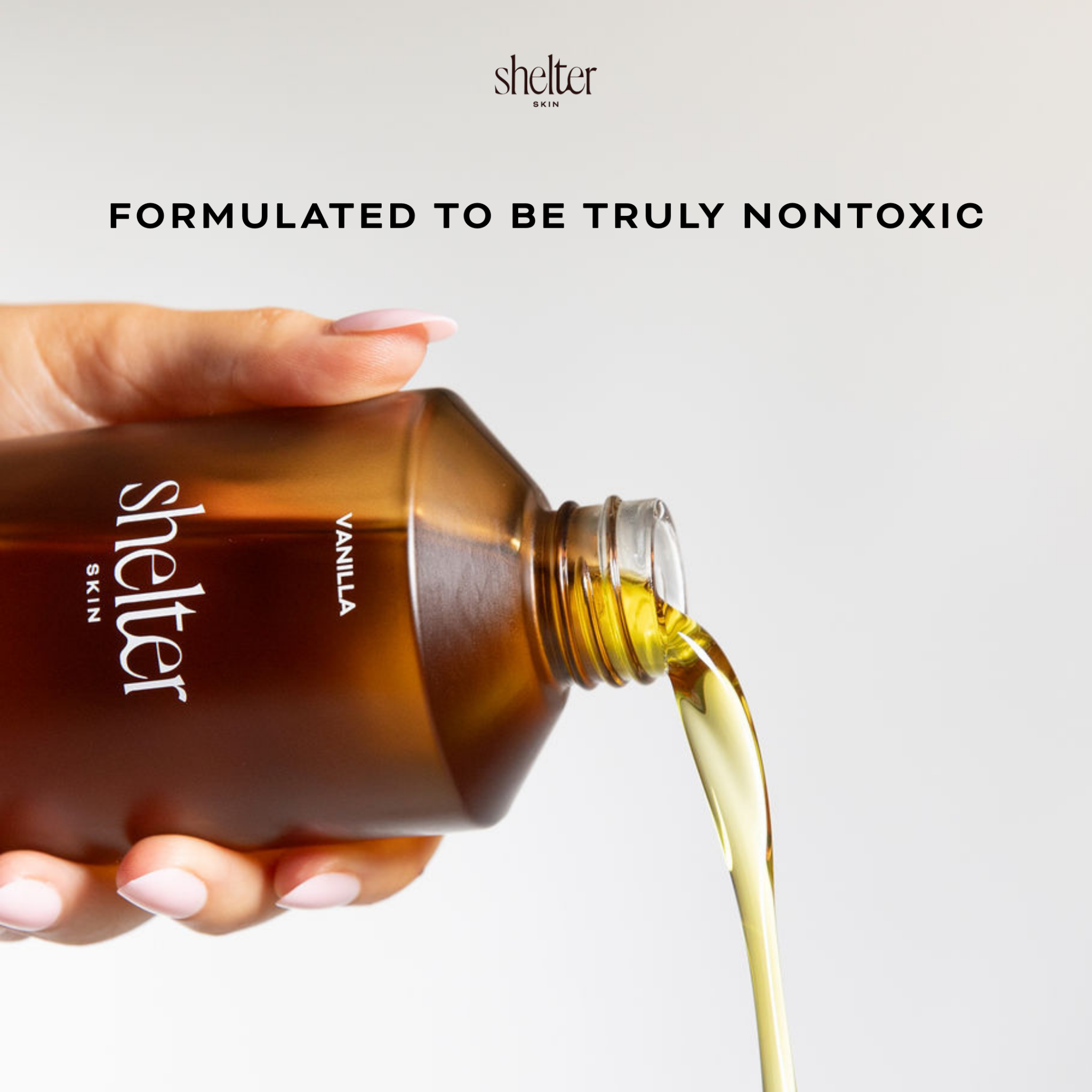 Shelter Skin Facebook ad: This is bodycare with real standards.