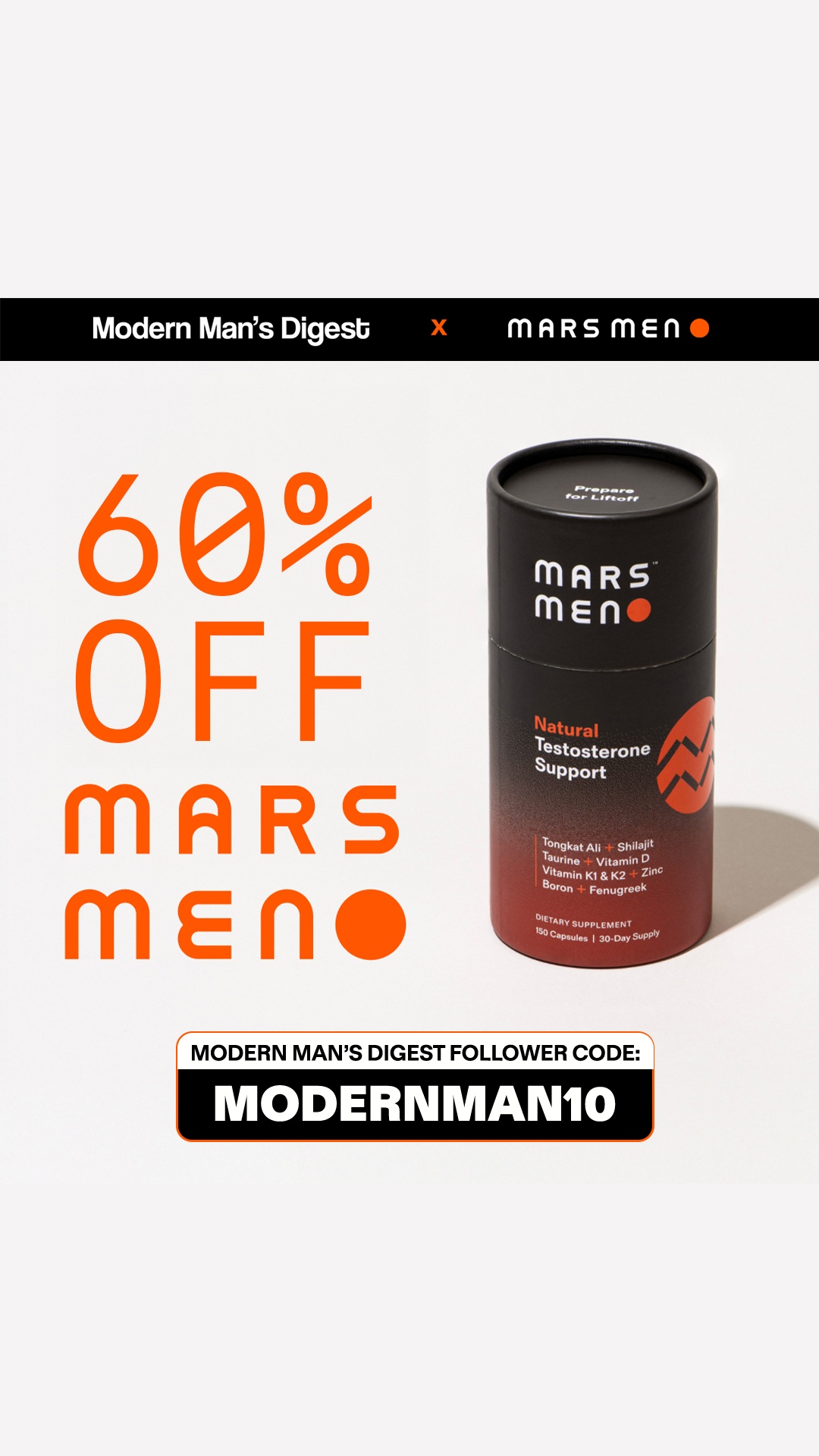 Modern Man’s Digest Facebook ad from Jul 9, 2026