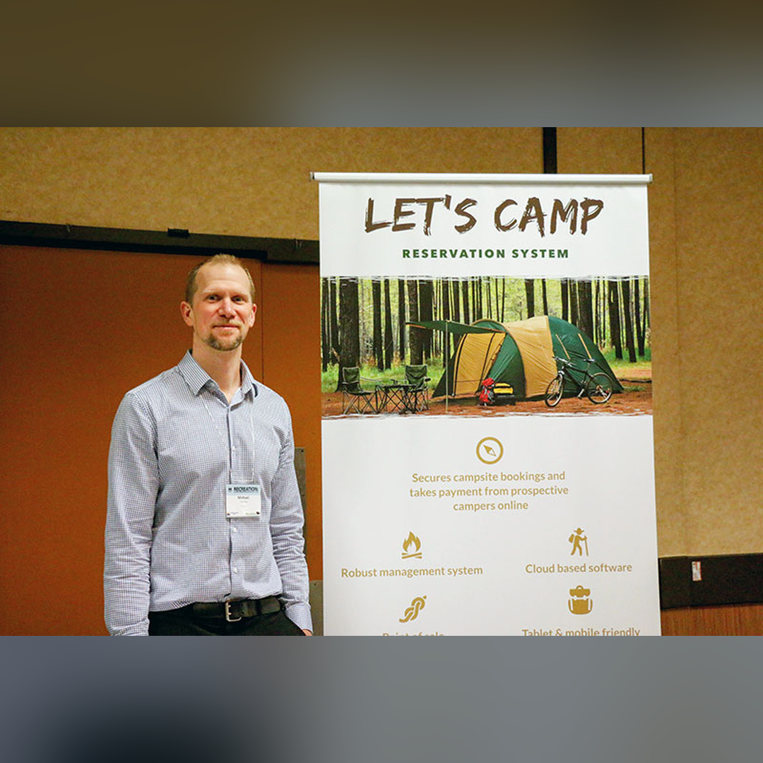 Let's Camp Reservation System Facebook ad: We're at RSBMA all four days.