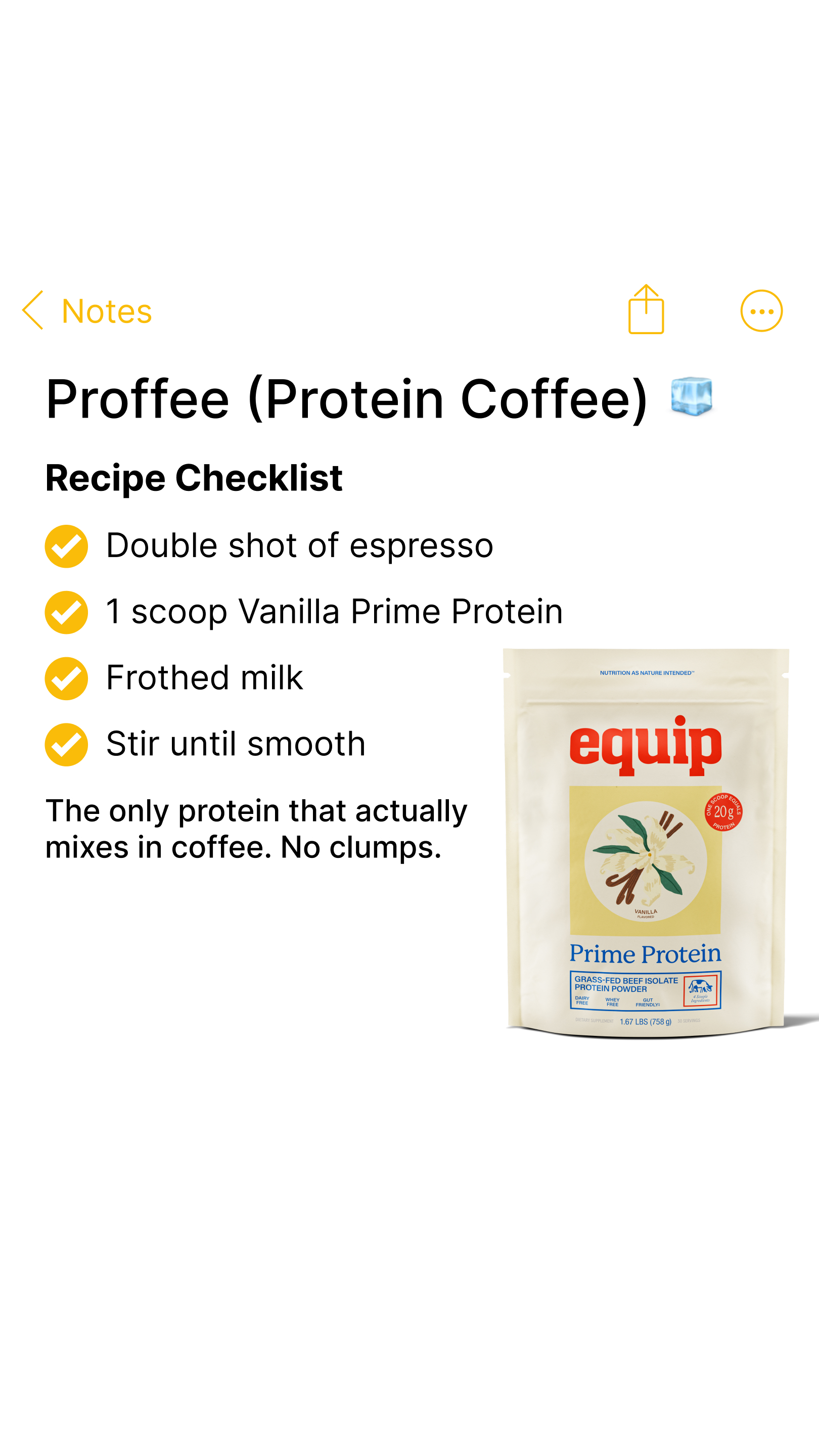 Equip Facebook ad