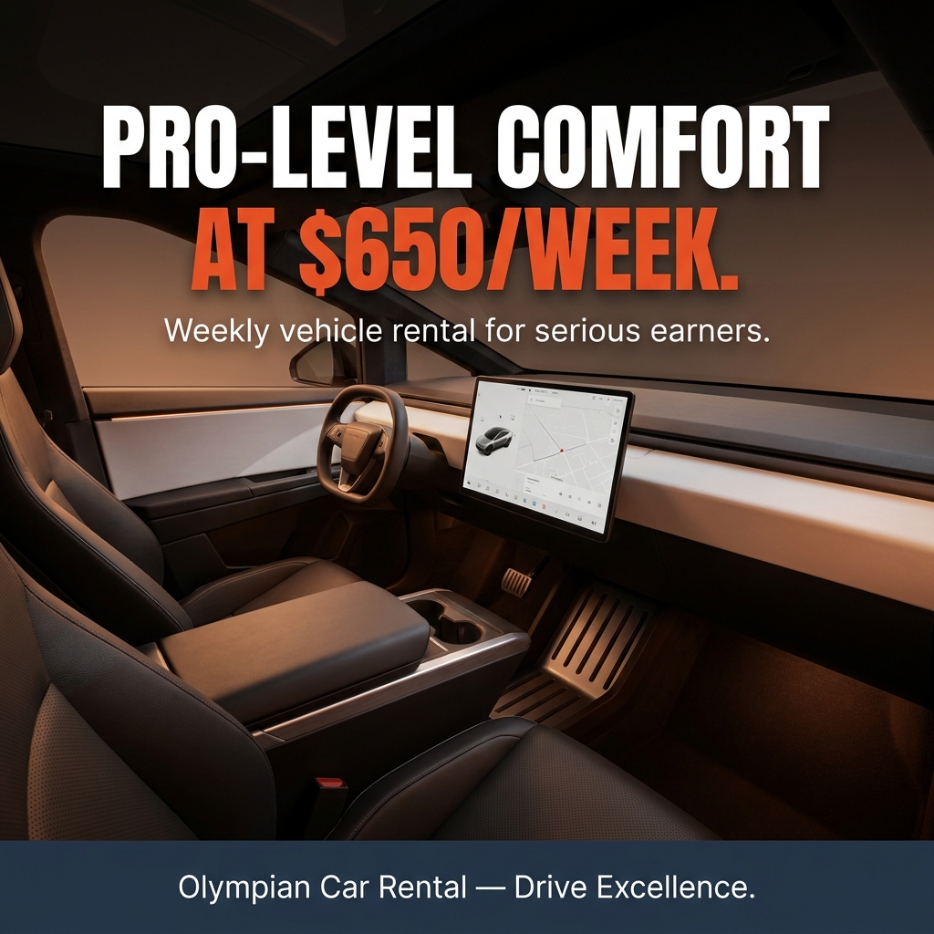 Olympian Car Rental Facebook ad from Jun 12, 2026