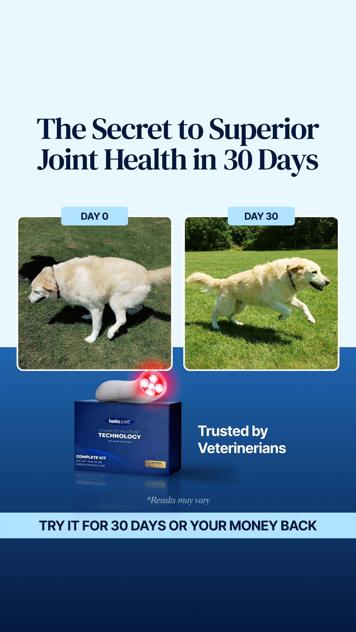 Helio Pet Facebook ad