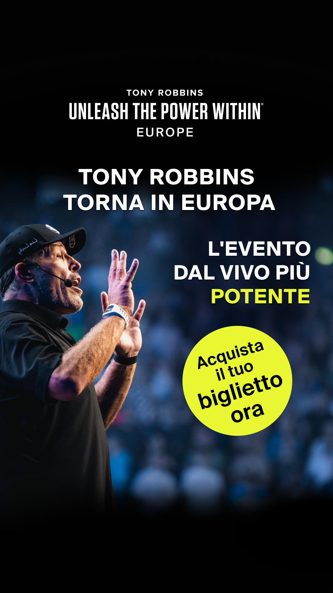 Tony Robbins Facebook ad