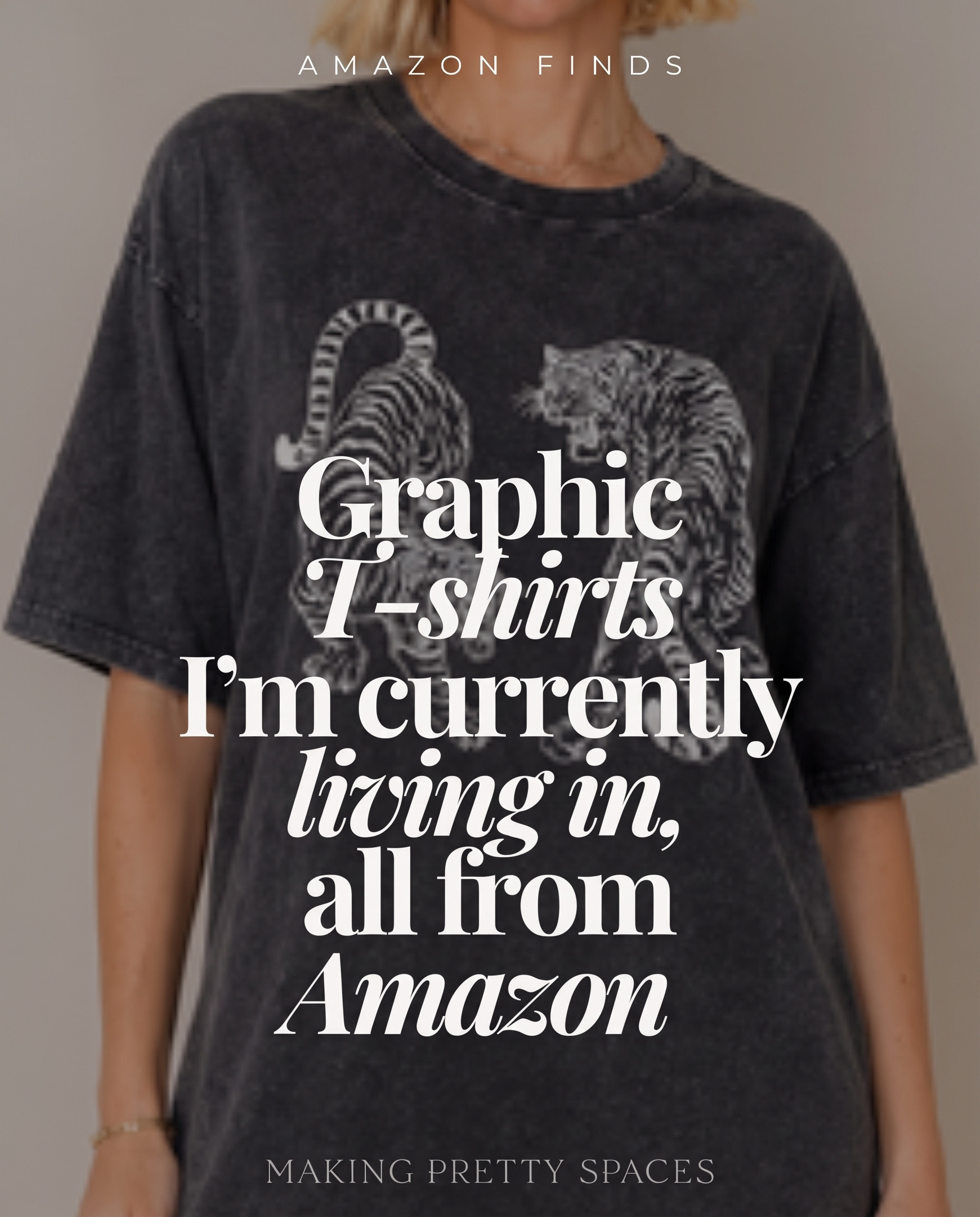 Making Pretty Spaces Facebook ad: Graphic Tees You'll Live In