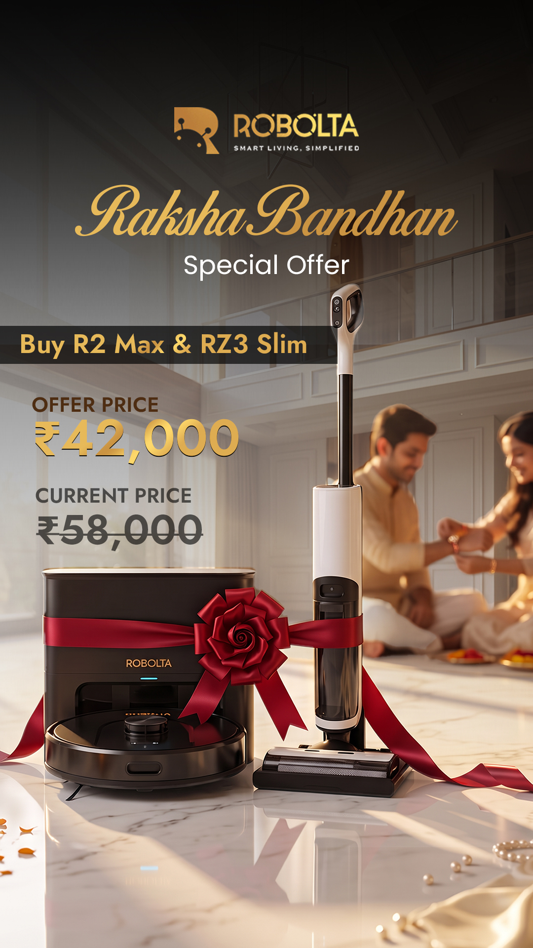 Robolta.official Facebook ad: Smart Cleaning, Smart Choice