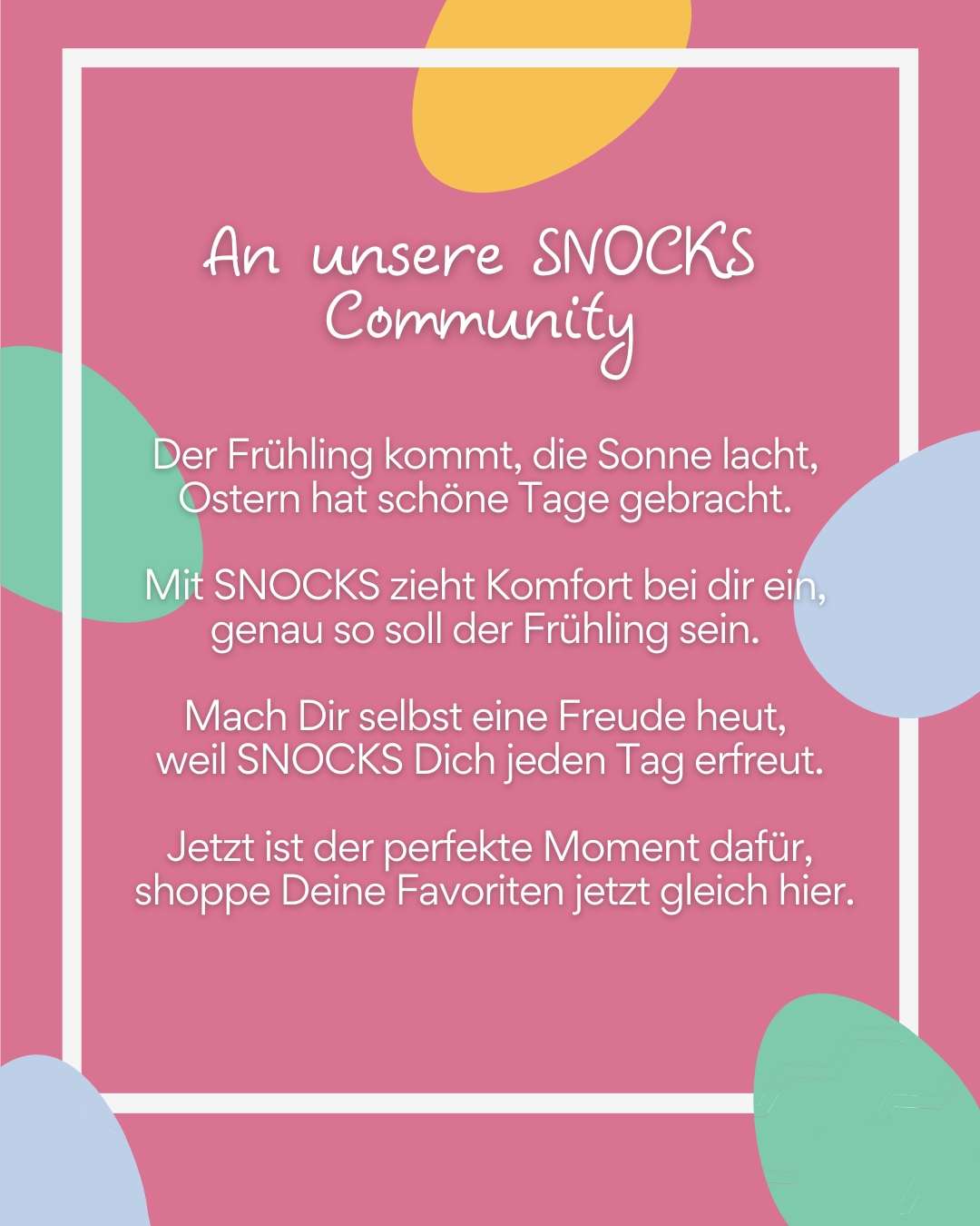 Snocks Facebook ad
