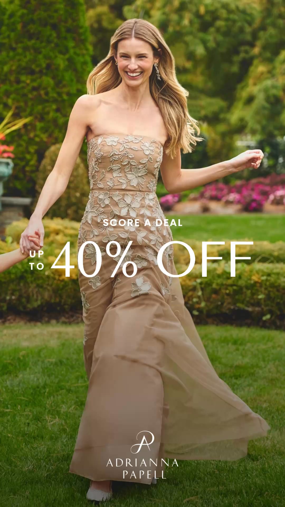 Adrianna Papell Facebook ad from Jun 7, 2026