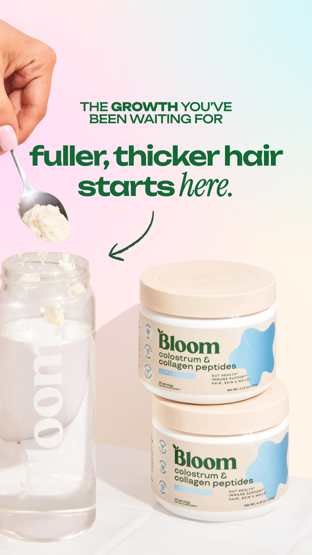 Bloom Nutrition Facebook ad