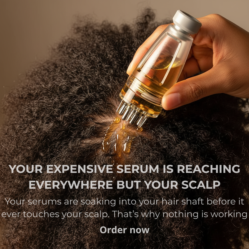 CurlBase Facebook ad: Scalp applicator that actually works
