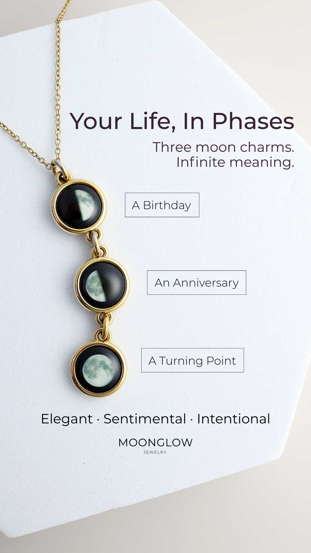 Moonglow Jewelry Facebook ad