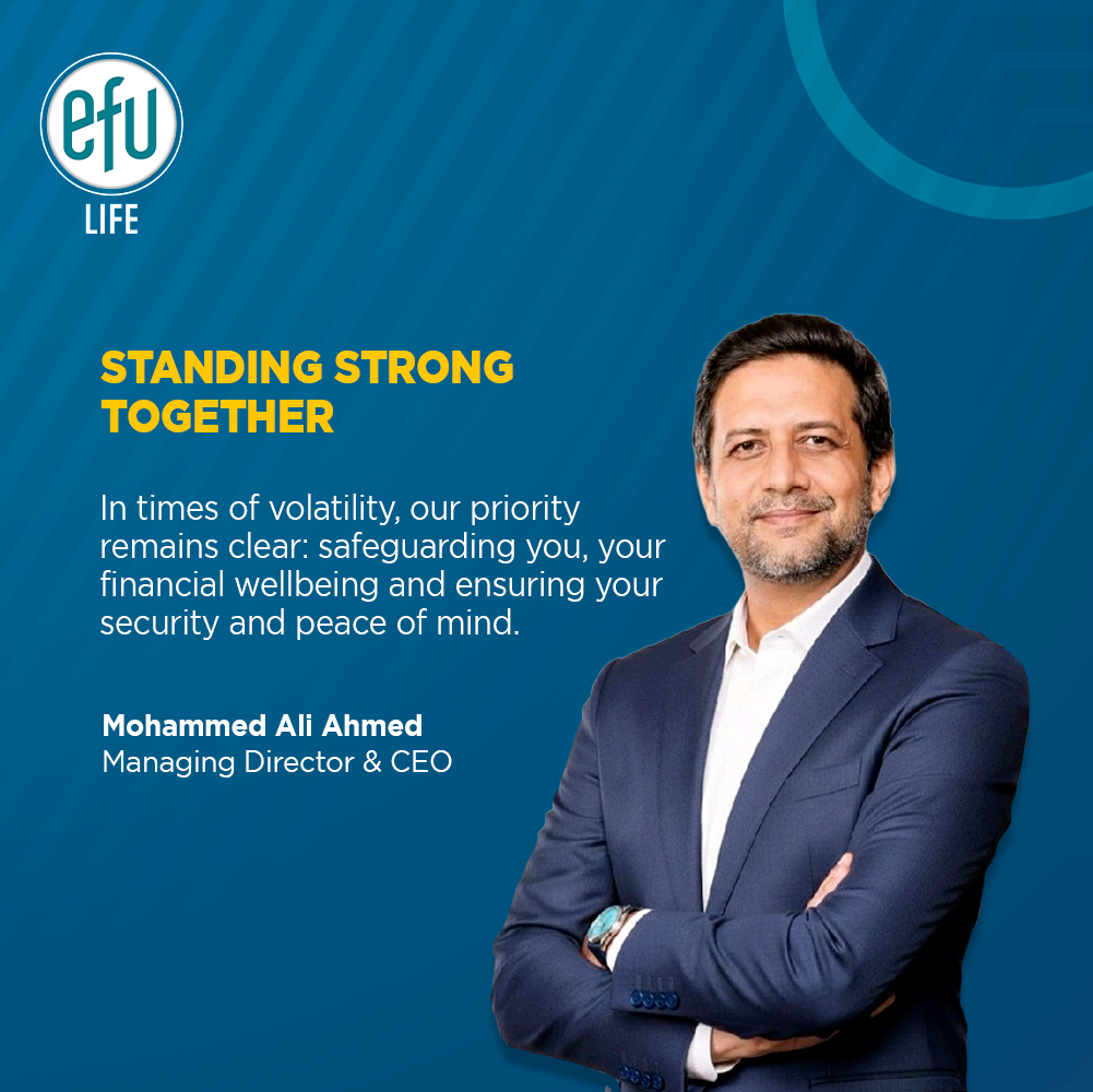 EFU Life Assurance Ltd Facebook ad: At EFU Life, our foremost commitment is to…