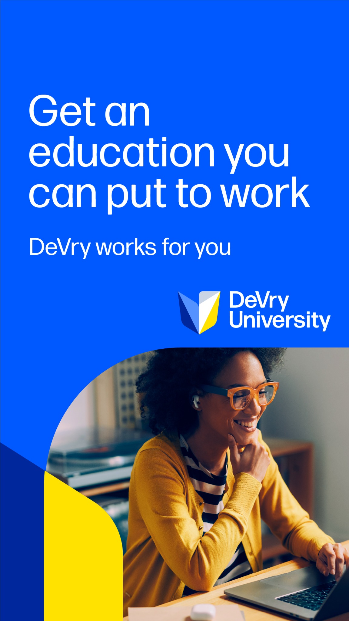 DeVry University Facebook ad