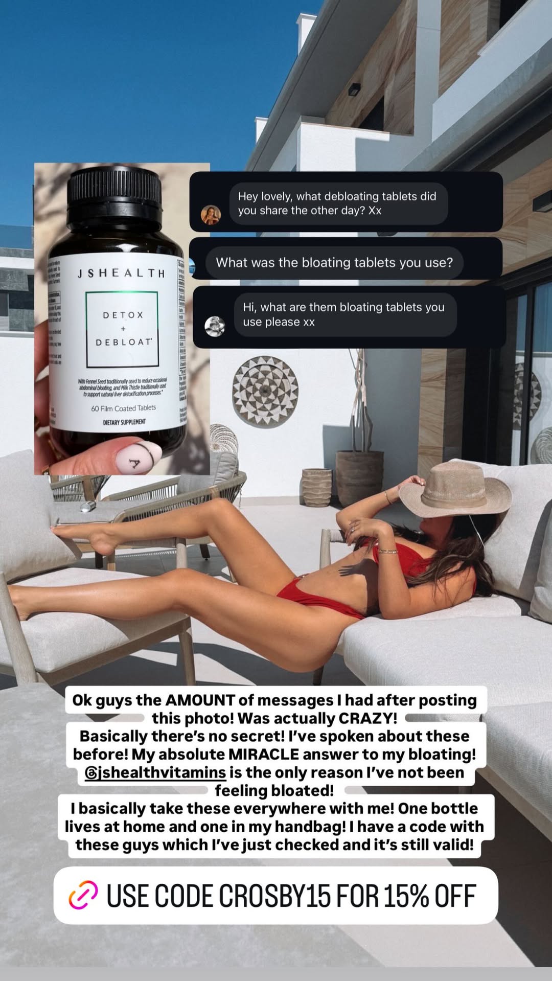 Charlotte Crosby Facebook ad
