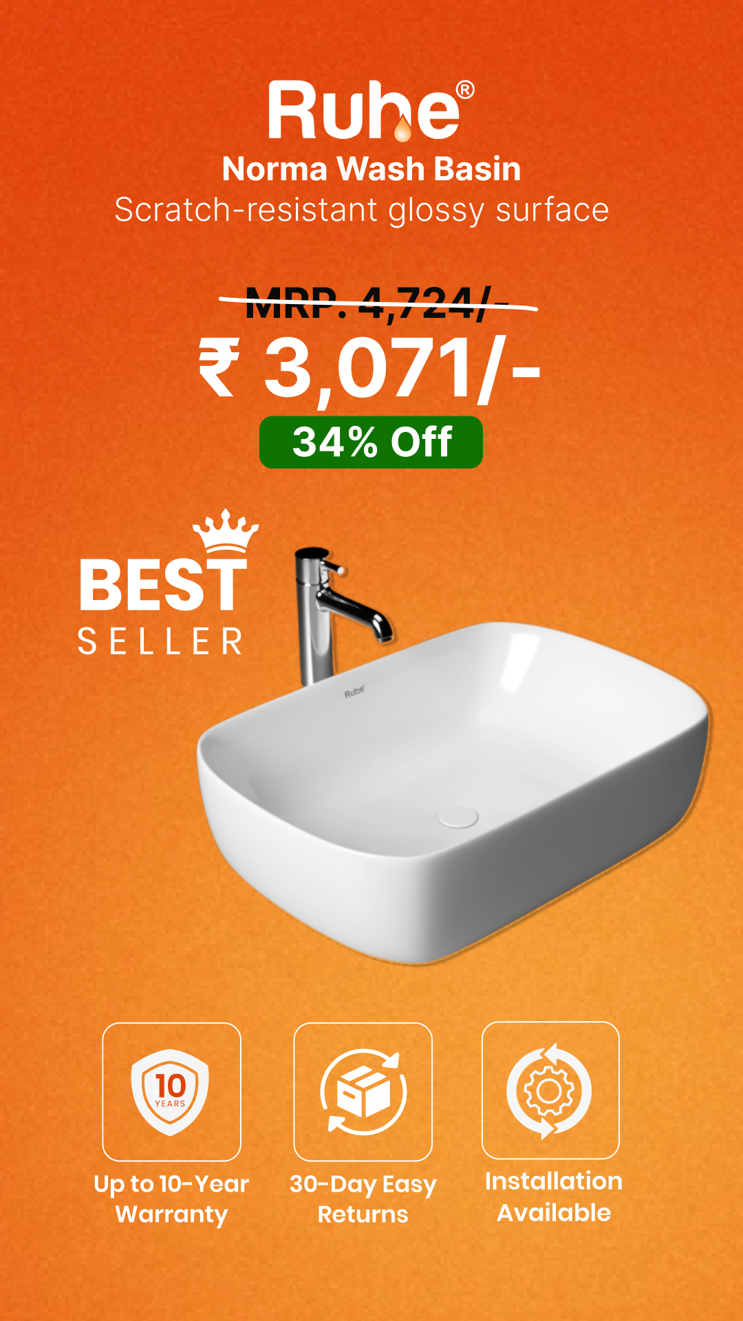 Ruhe Facebook ad from Mar 6, 2026