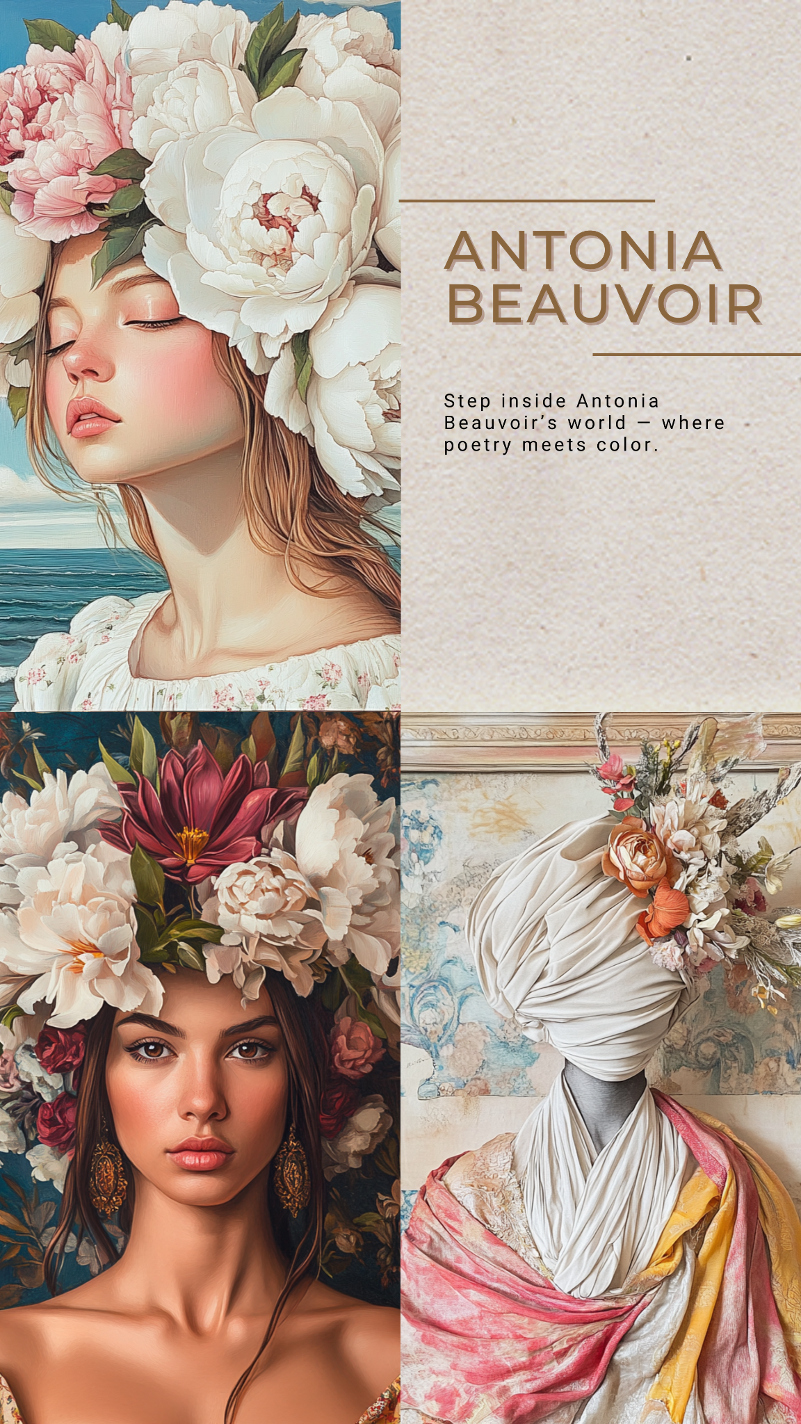 Antonia Beauvoir Facebook ad: Discover Antonia Beauvoir (1979), a multidisciplinary…