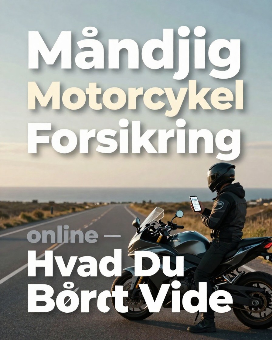 Advice for Everyday Facebook ad: Månedlig motorcykelforsikring online 2026 forklaret