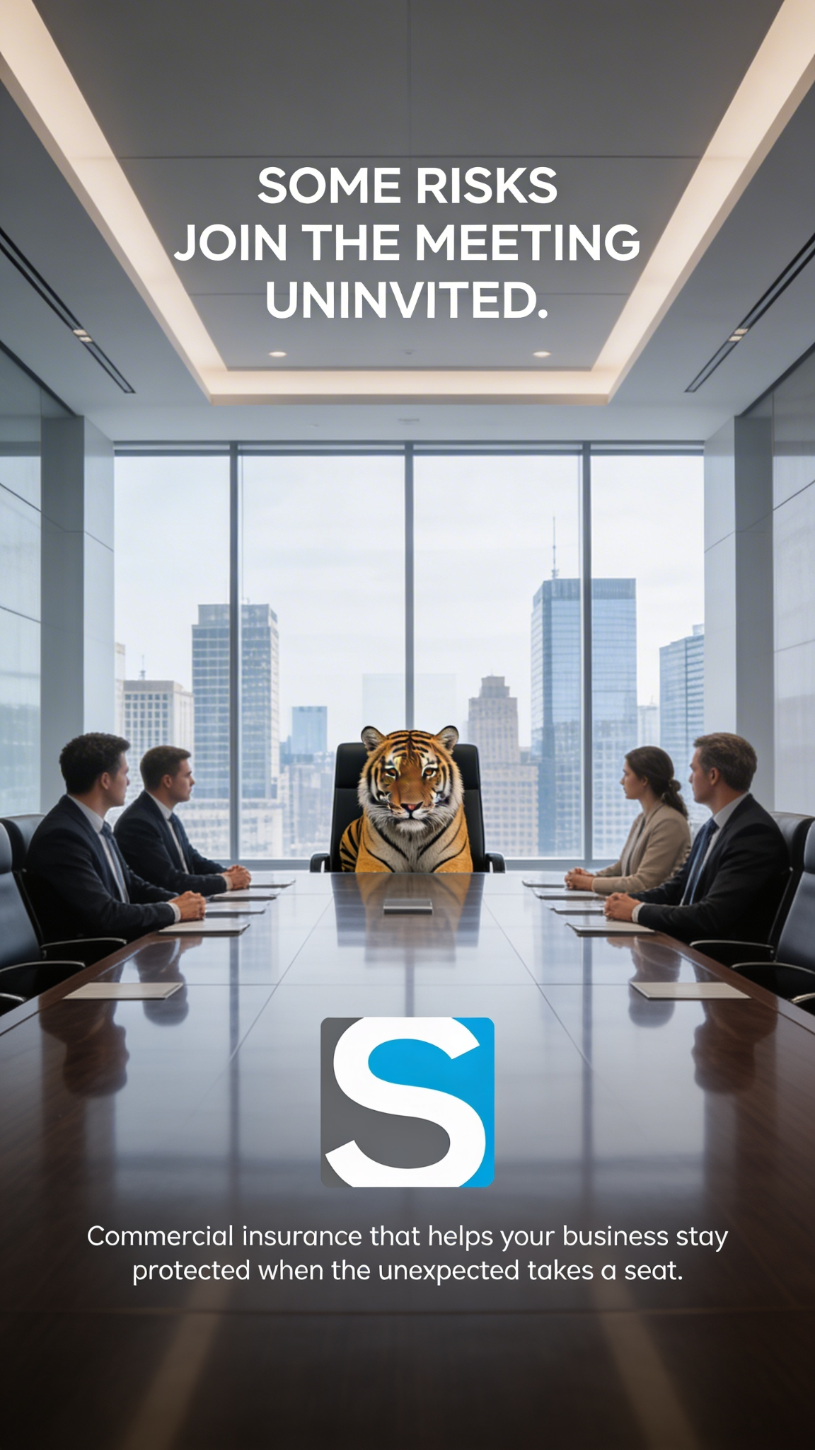 Sterling Insurance Brokers Ltd. Facebook ad: Some risks don’t wait for permission.