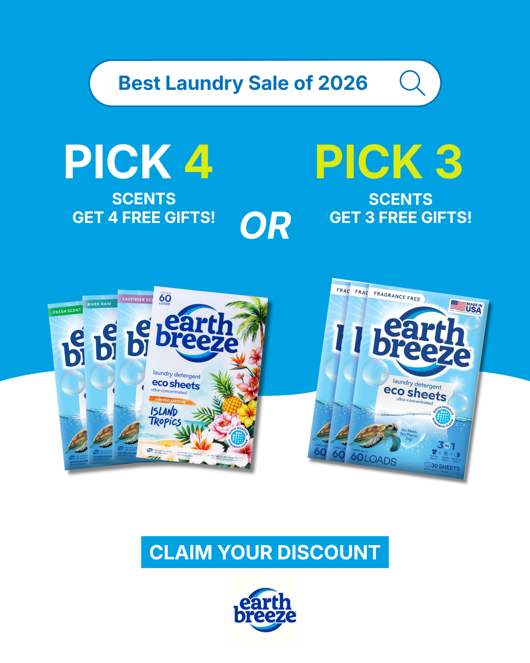 Earth Breeze Facebook ad