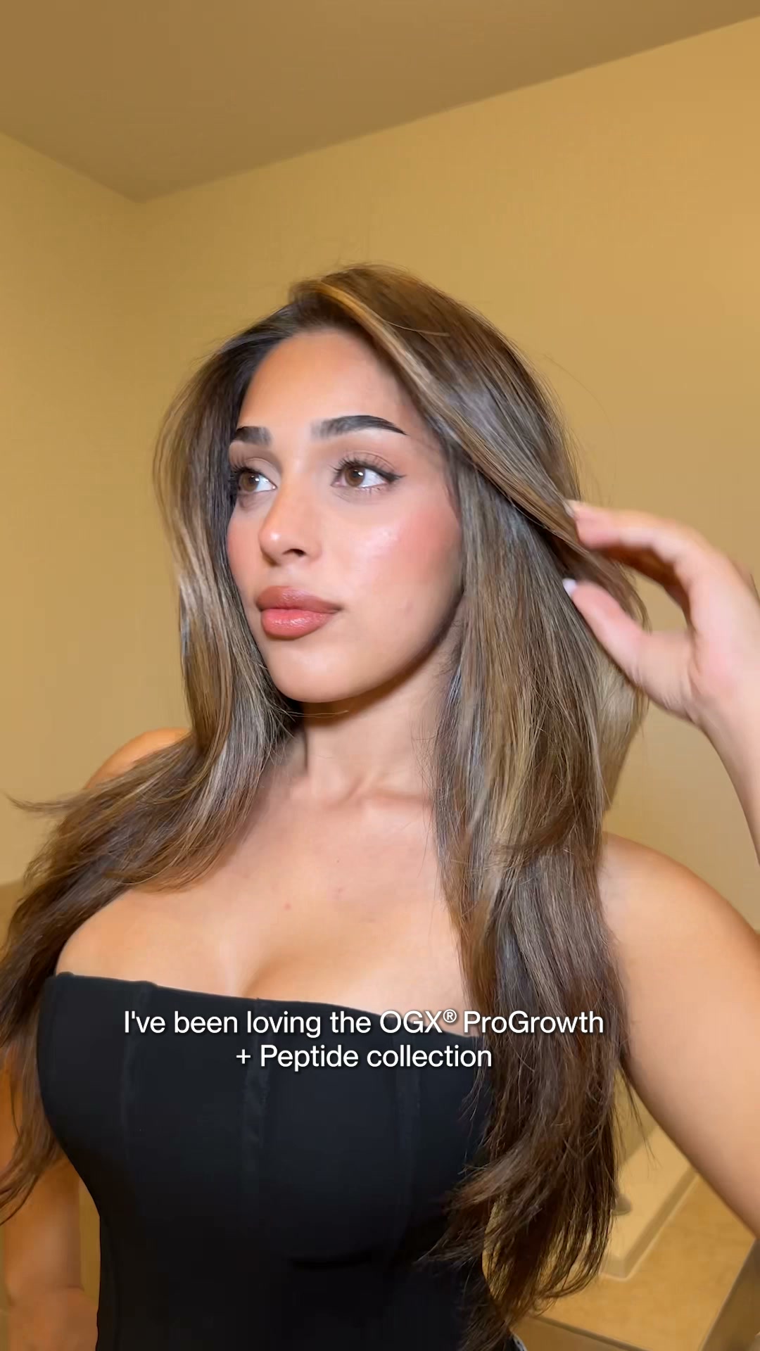 OGX Beauty Canada Facebook ad: Start at the root.