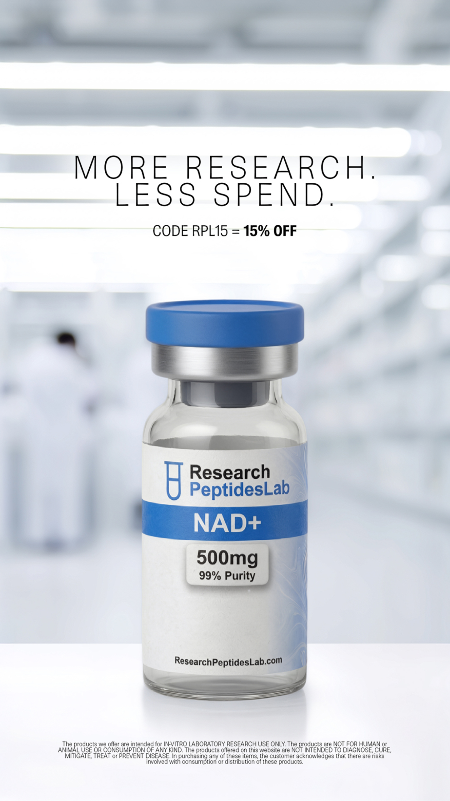 Research Peptides Lab Facebook ad