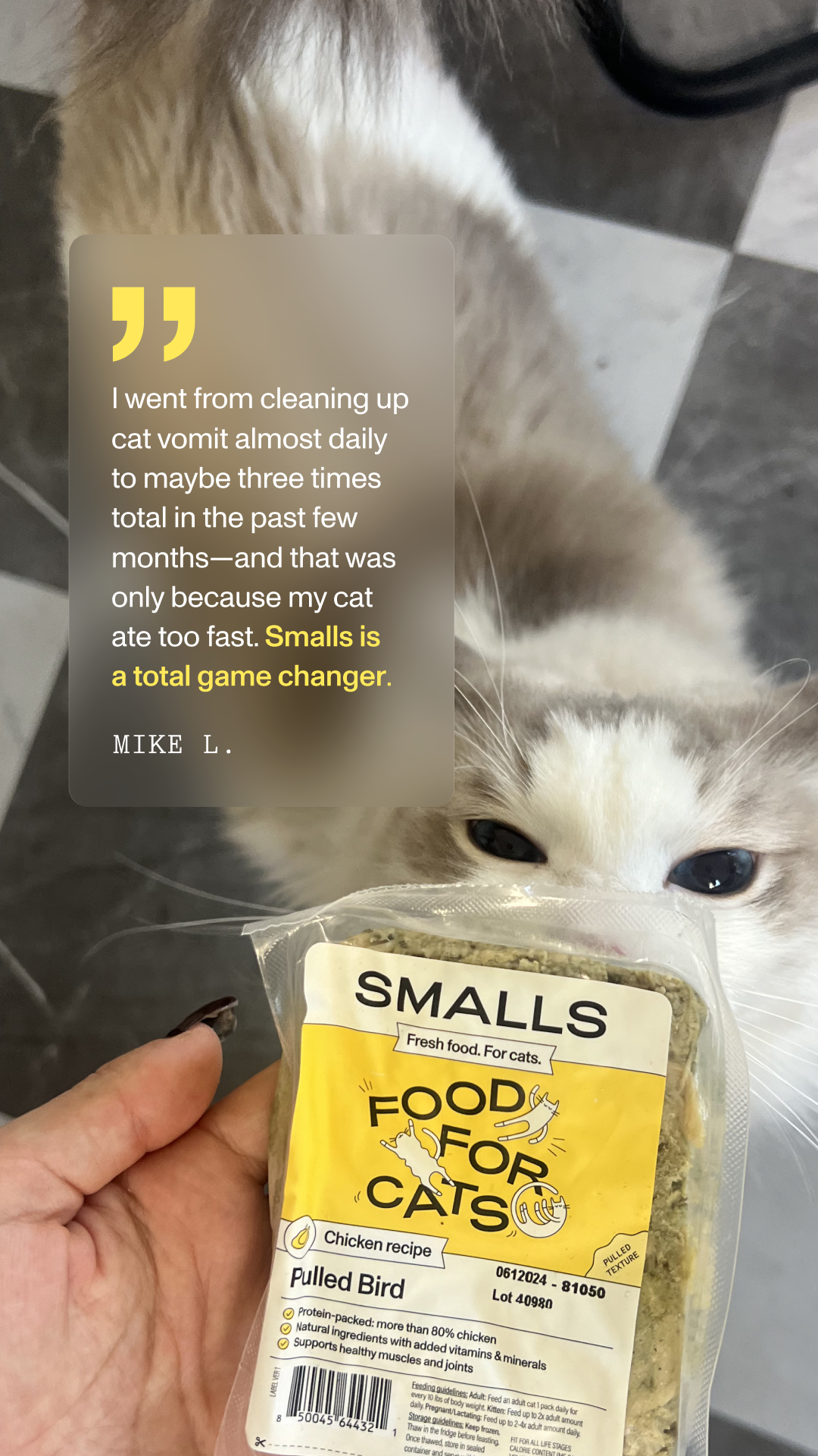 Smalls Facebook ad