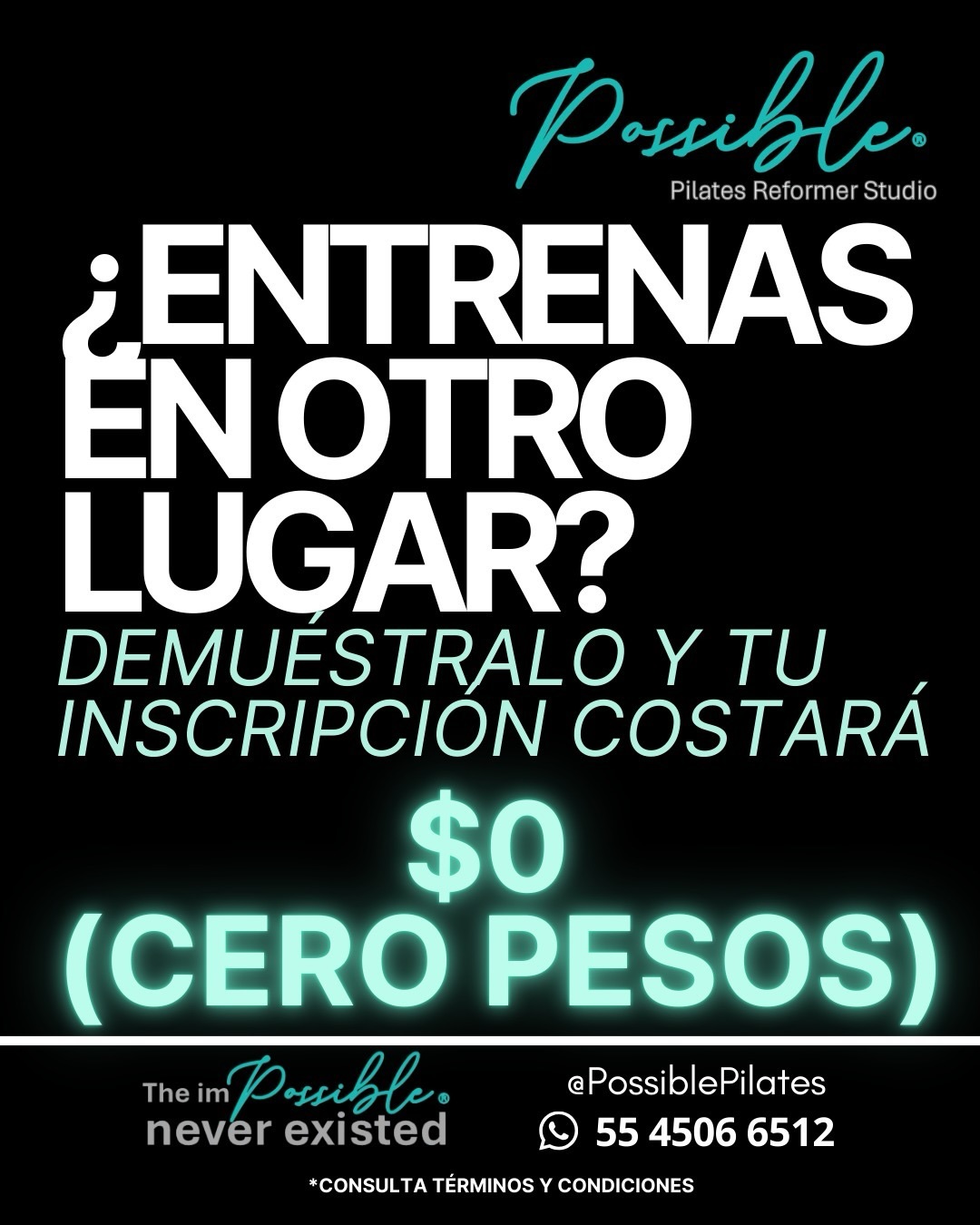 Possible Pilates Reformer Studio Facebook ad