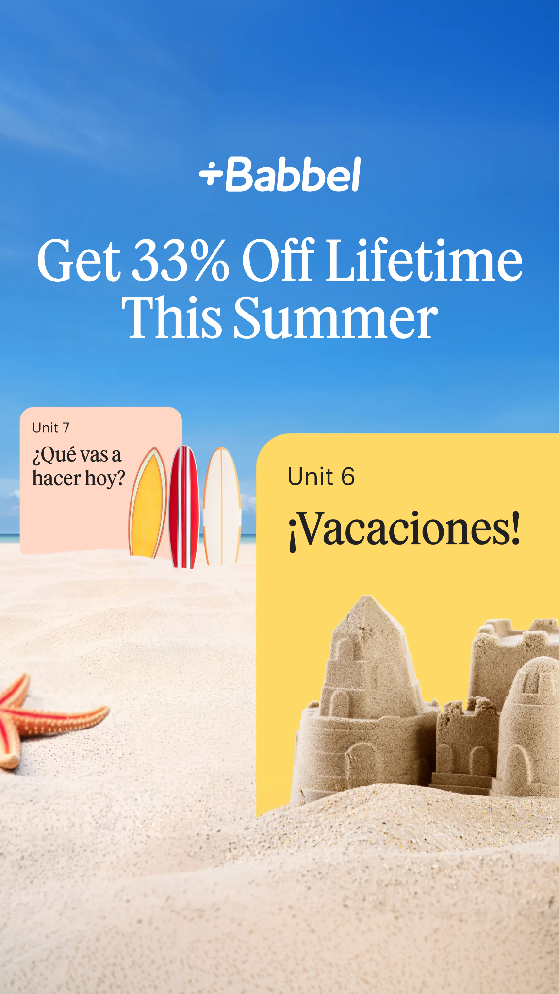 Babbel Facebook ad