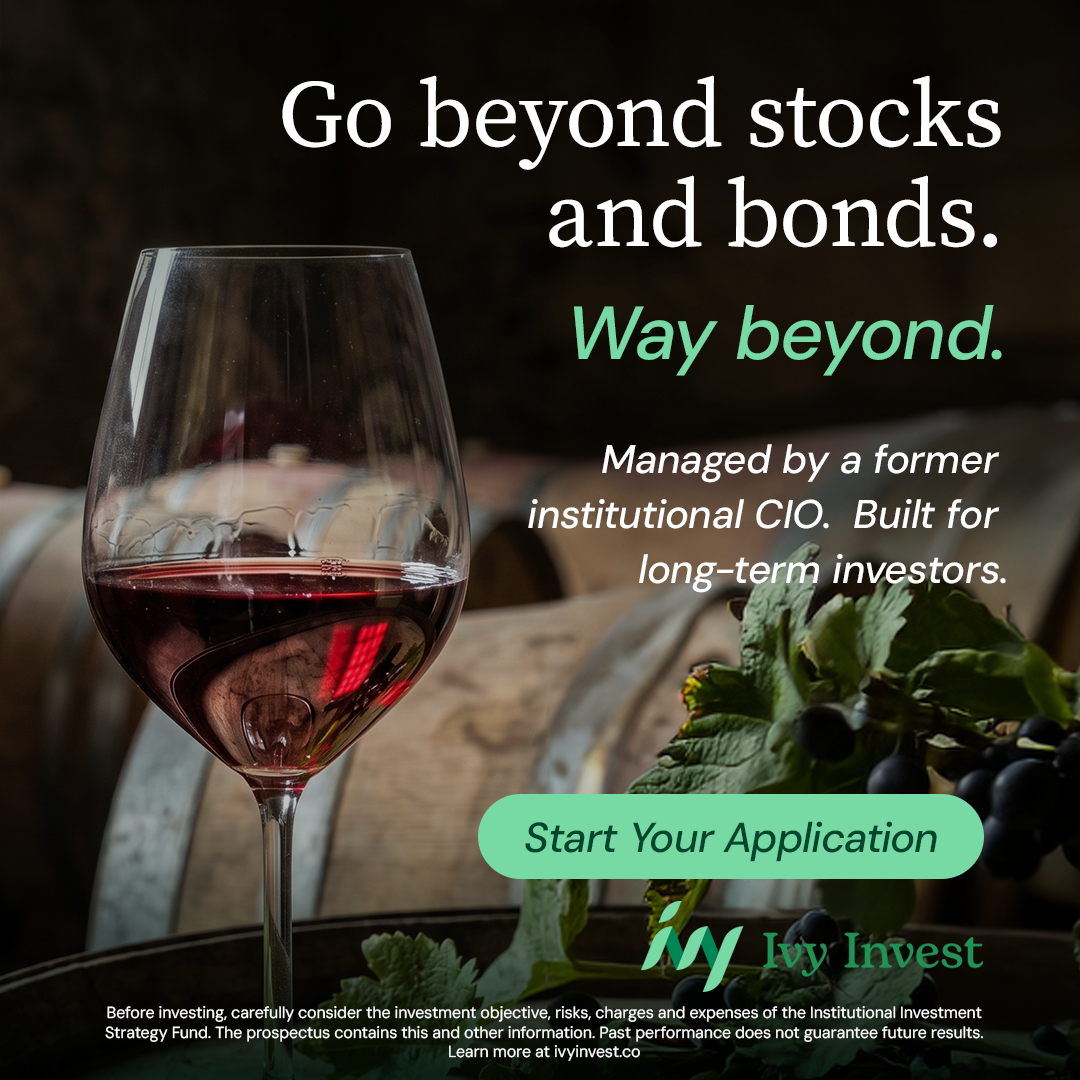Ivy Invest Facebook ad: Invest Like the Ultra-Wealthy, Start With $1,000