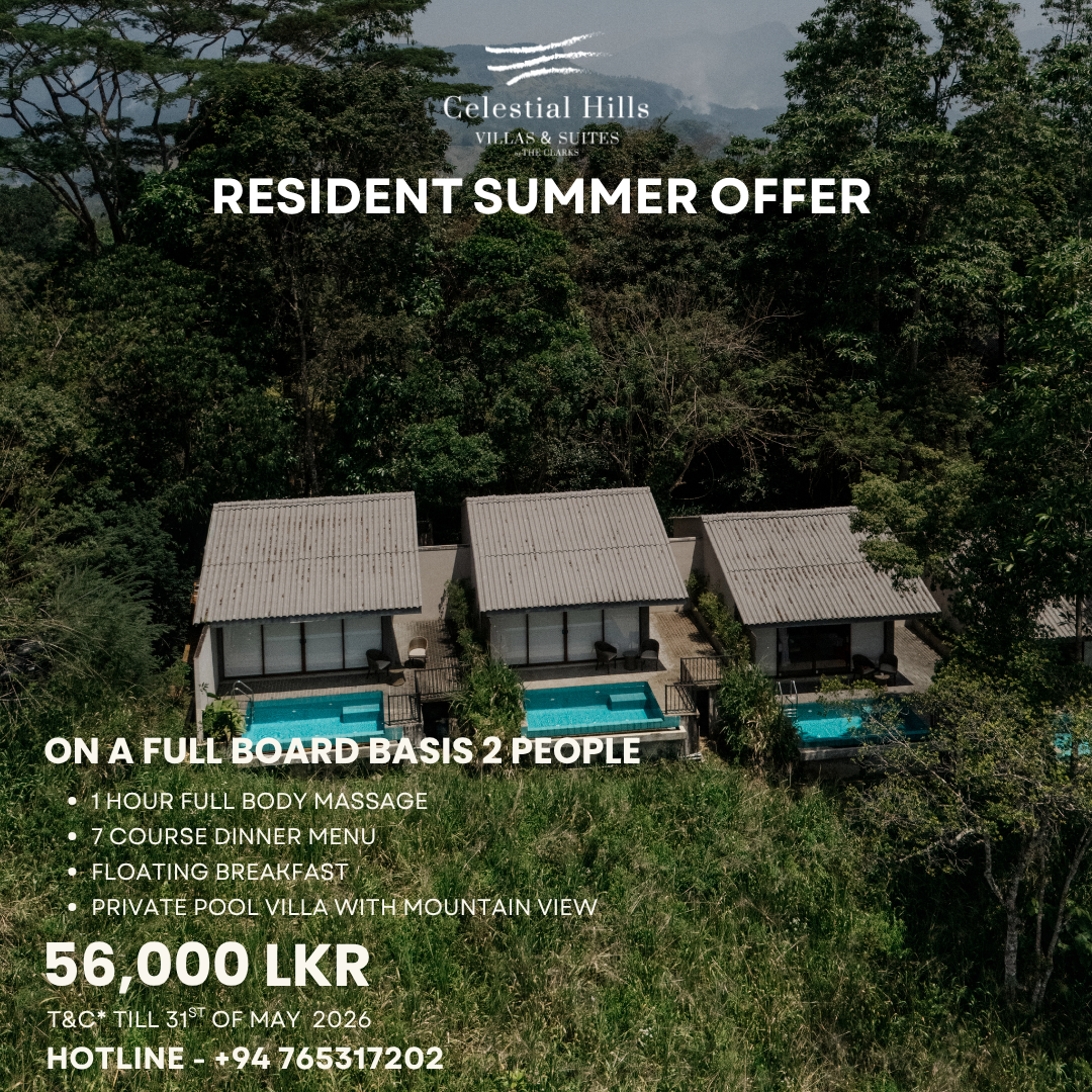 Celestial Hills - Villas & Suites by The Clarks Facebook ad: Luxury Escape in Kandy
