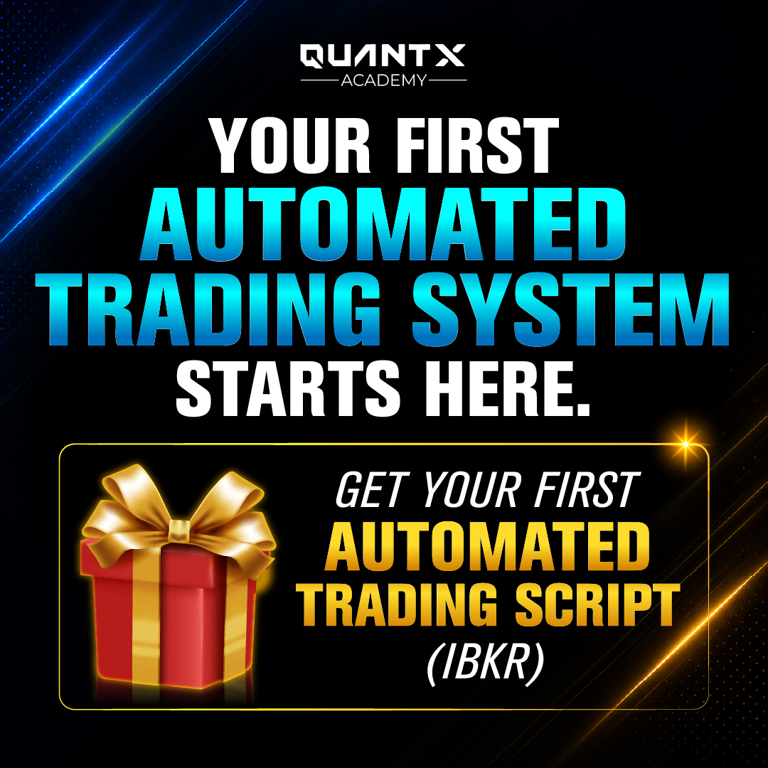 QuantX Academy Facebook ad: Most Traders Never Reach Automation.