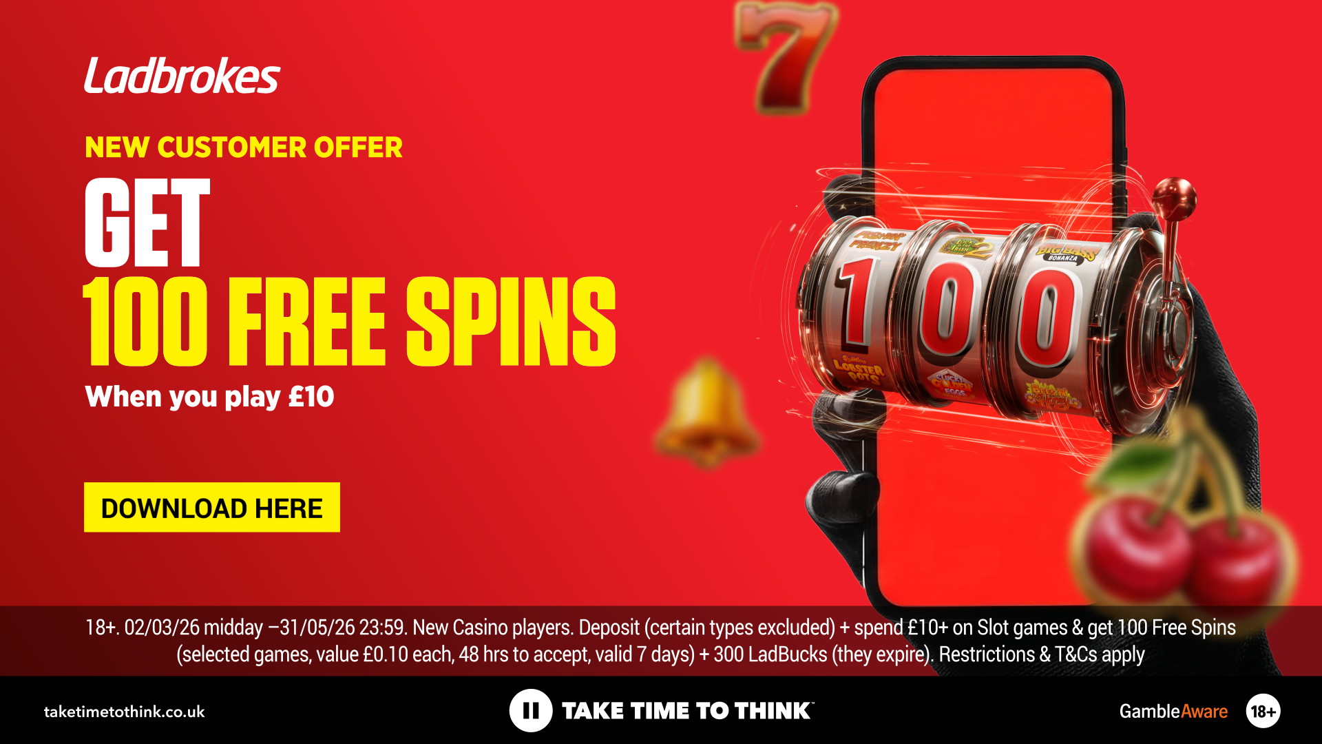 Ladbrokes Facebook ad