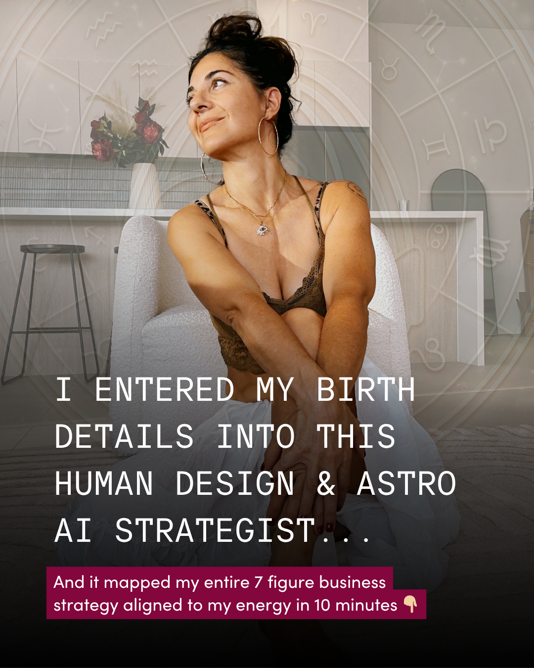 Karla Maree - Feminine Biz Mentor + Human Design & Astro Strategy Facebook ad