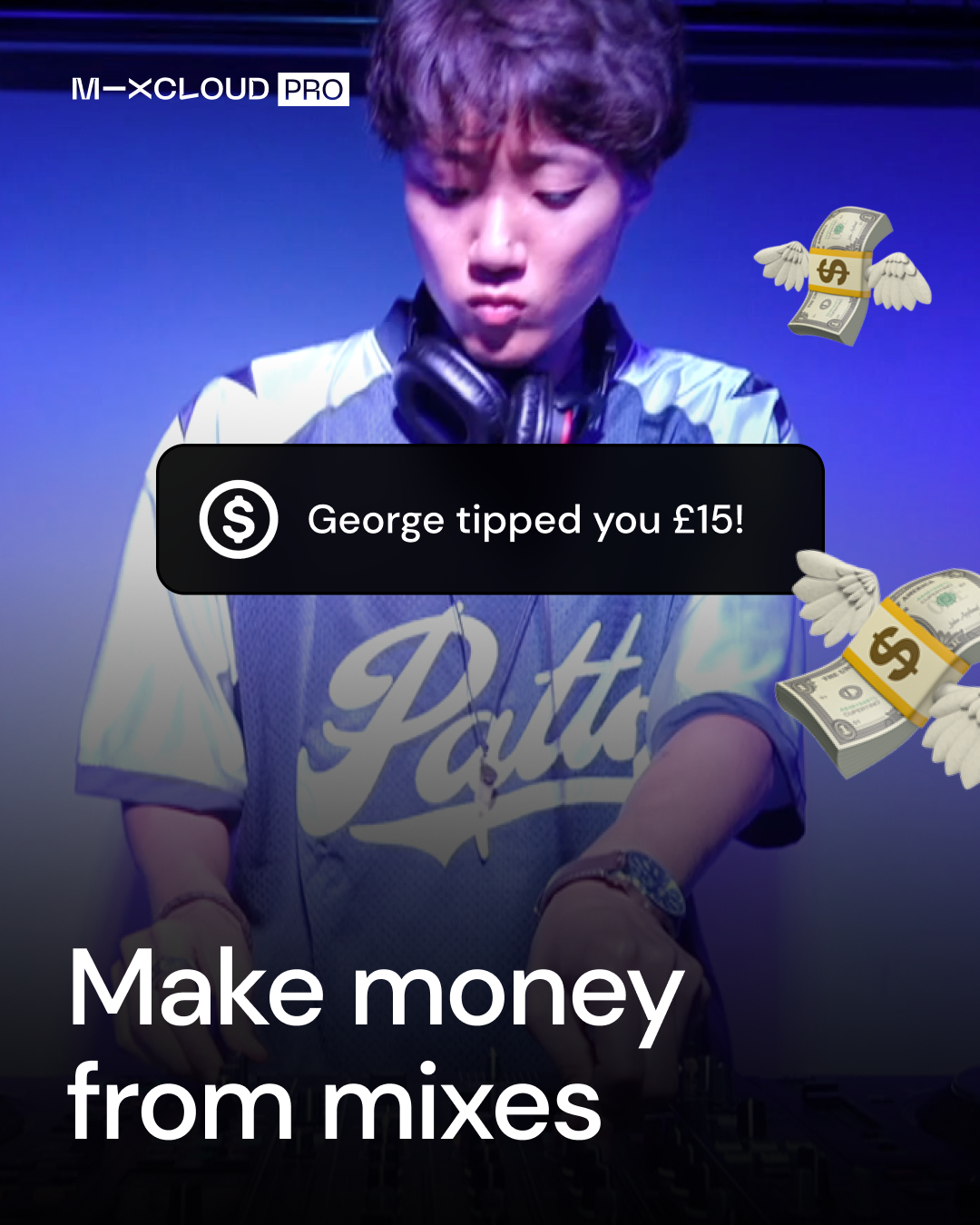 Mixcloud Facebook ad