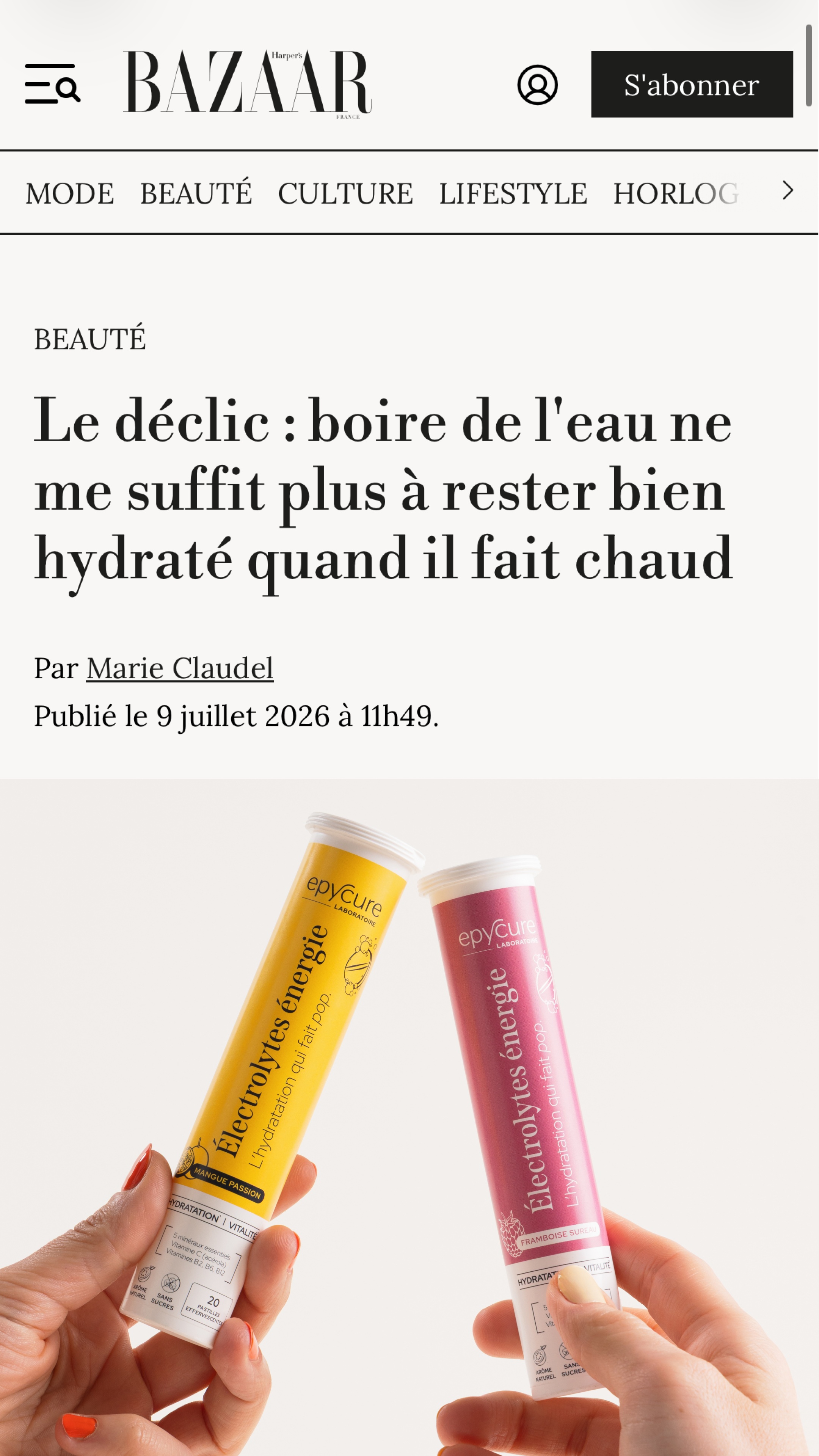 Epycure Facebook ad