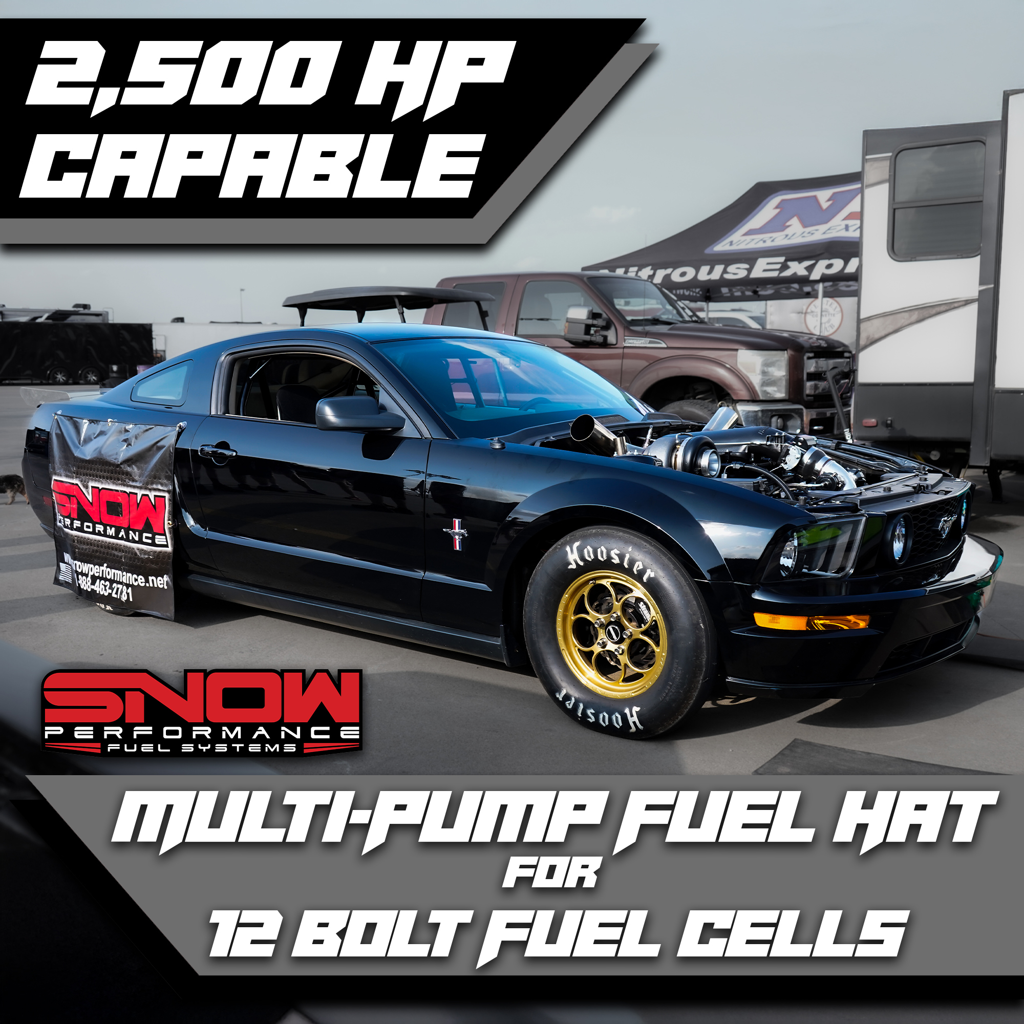 Snow Fuel Systems Facebook ad: ALL OF YOUR HIGH HP FUELING NEEDS