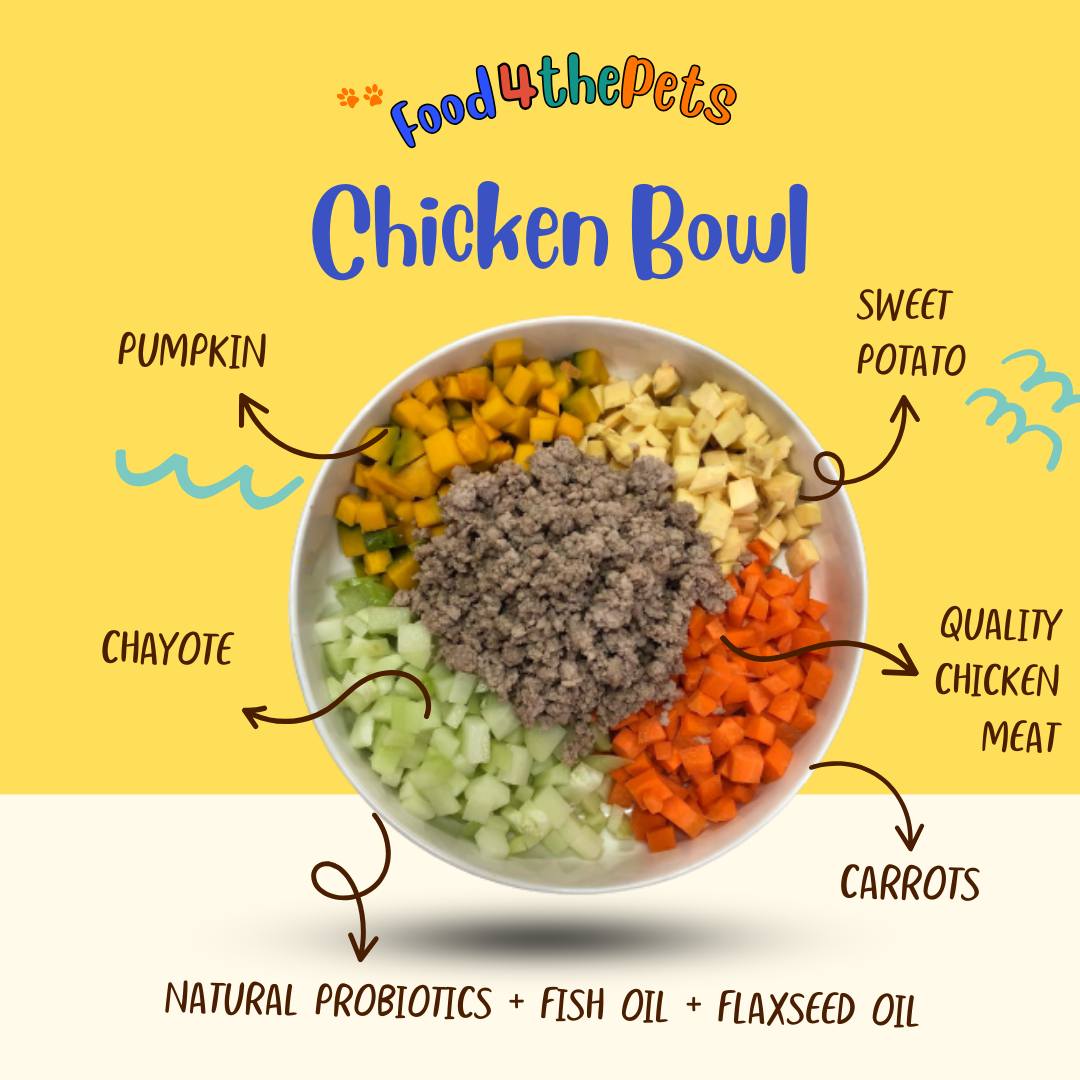 Food 4 The Pets Facebook ad: Fresh. Nutritious. Vet-approved.