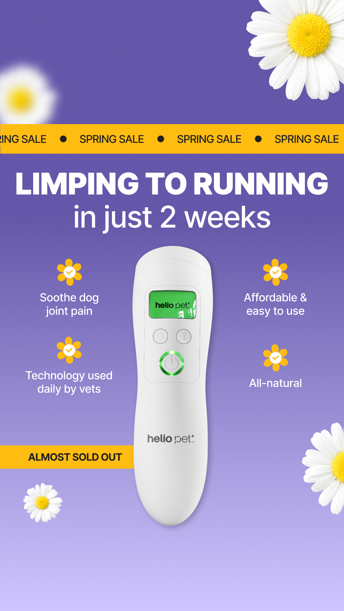 Helio Pet Facebook ad